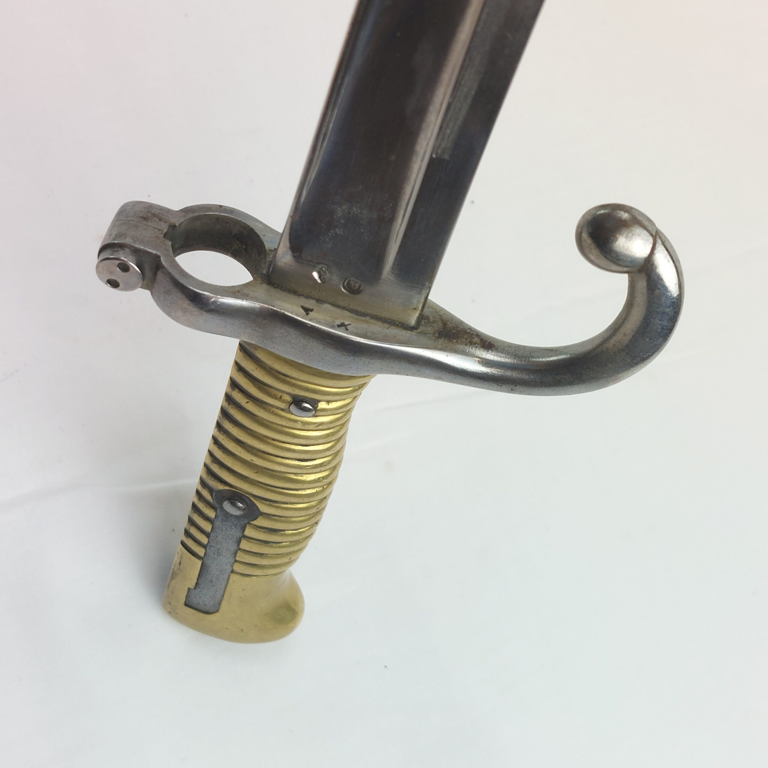 French Model 1866 Chassepot Yataghan Bayaonet dated August 1873 with matching scabbard - Image 16