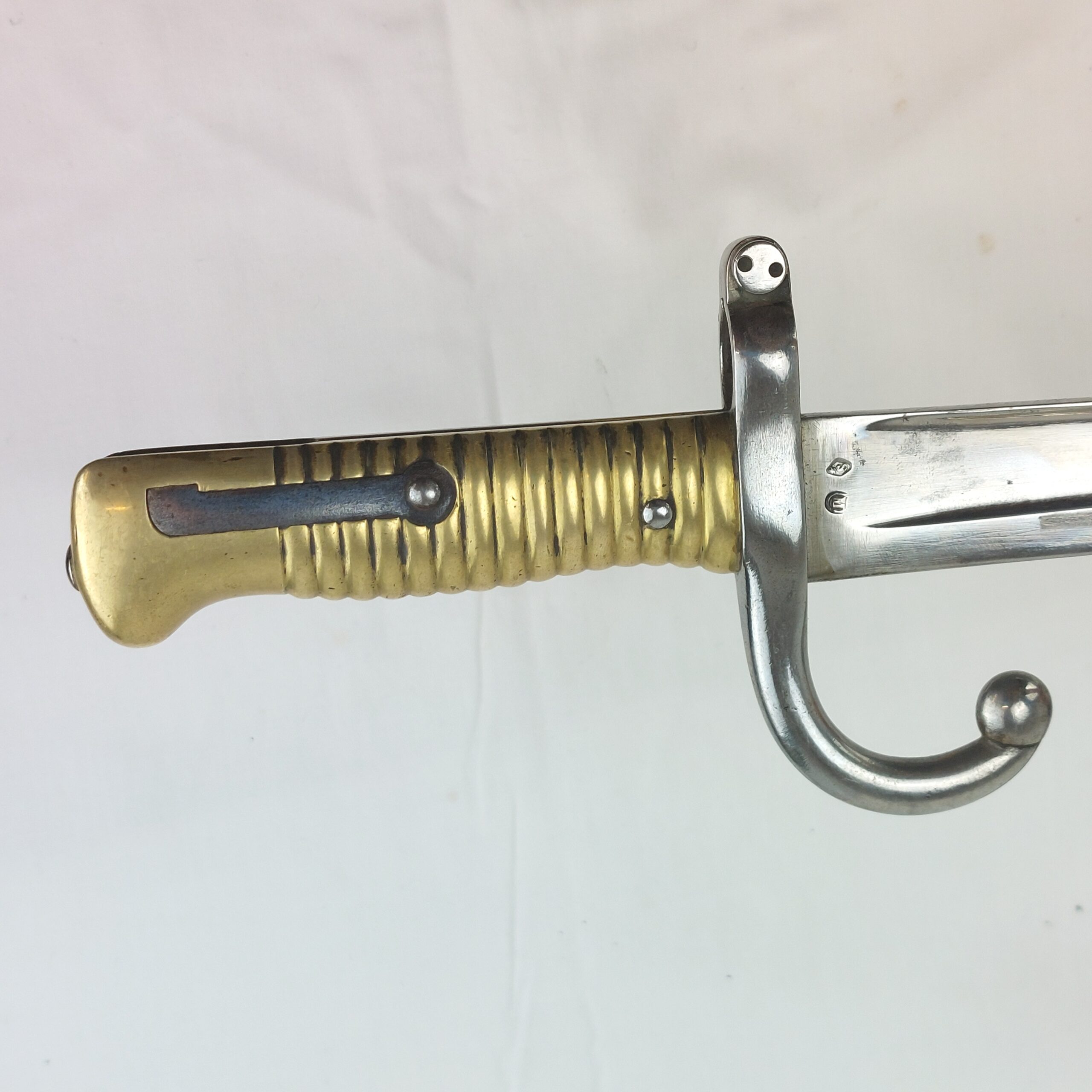 French Model 1866 Chassepot Yataghan Bayaonet dated August 1873 with matching scabbard - Image 12
