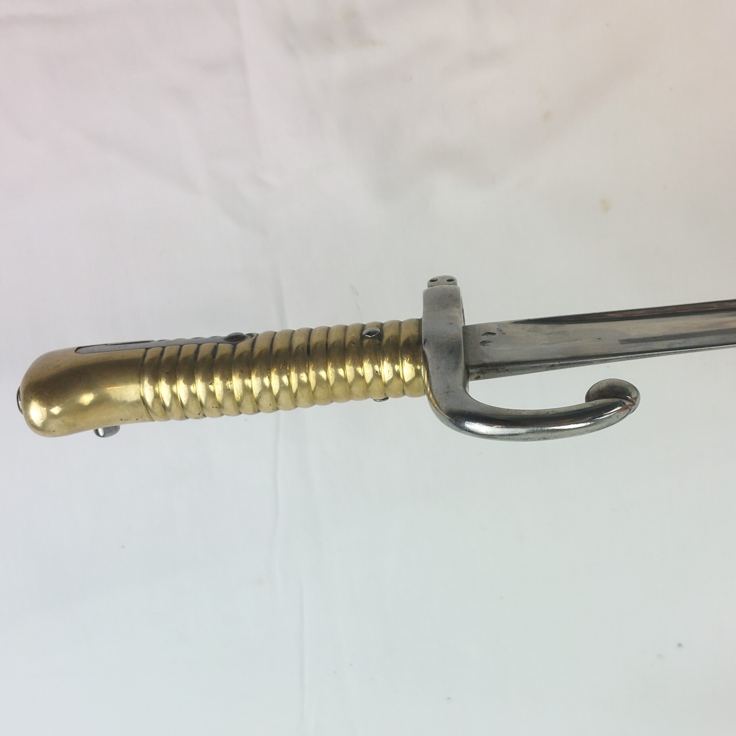 French Model 1866 Chassepot Yataghan Bayaonet dated August 1873 with matching scabbard - Image 11