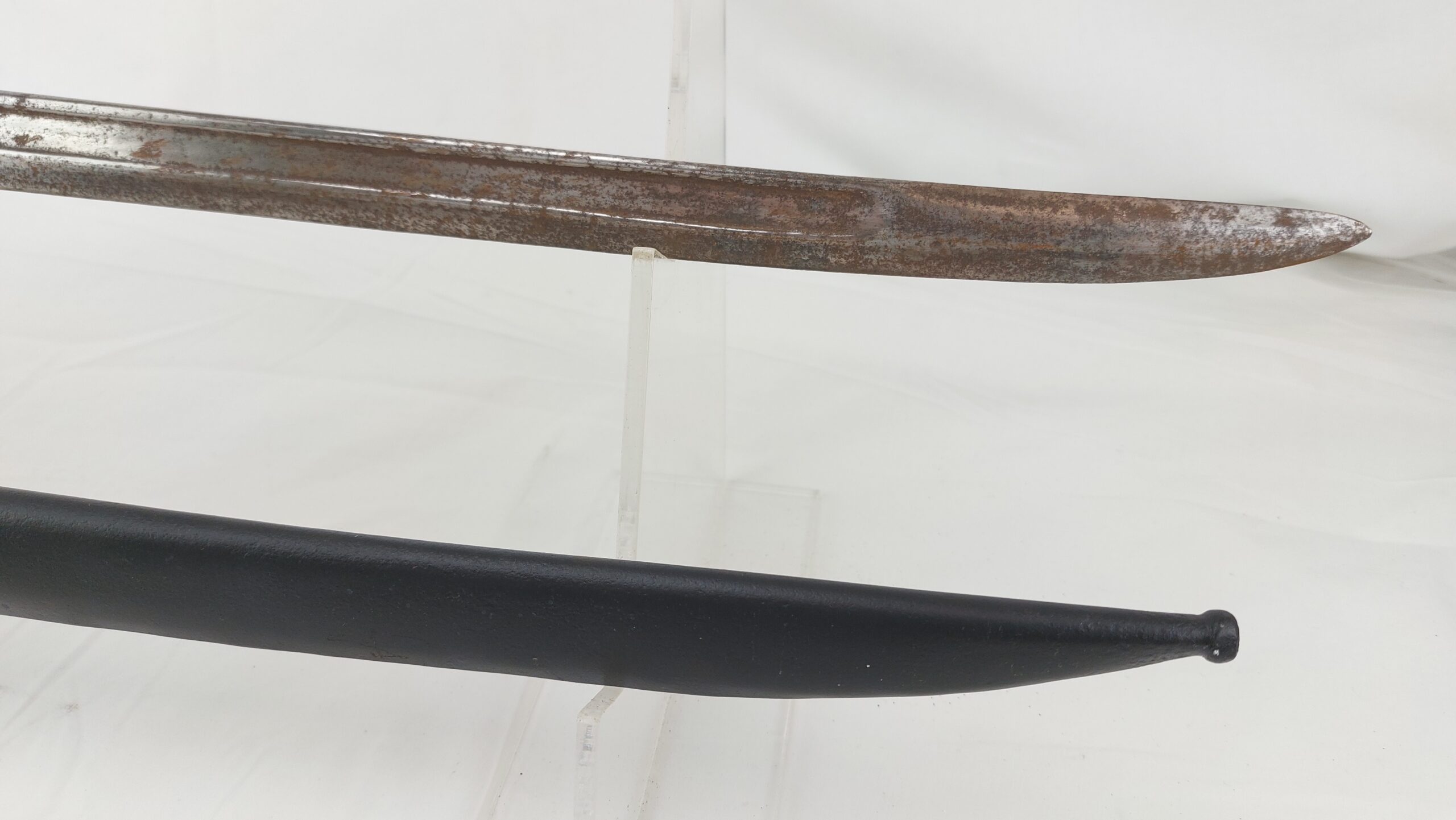 French Model 1866 "Chassepot" Yataghan Sword Bayonet and Scabbard - Image 10