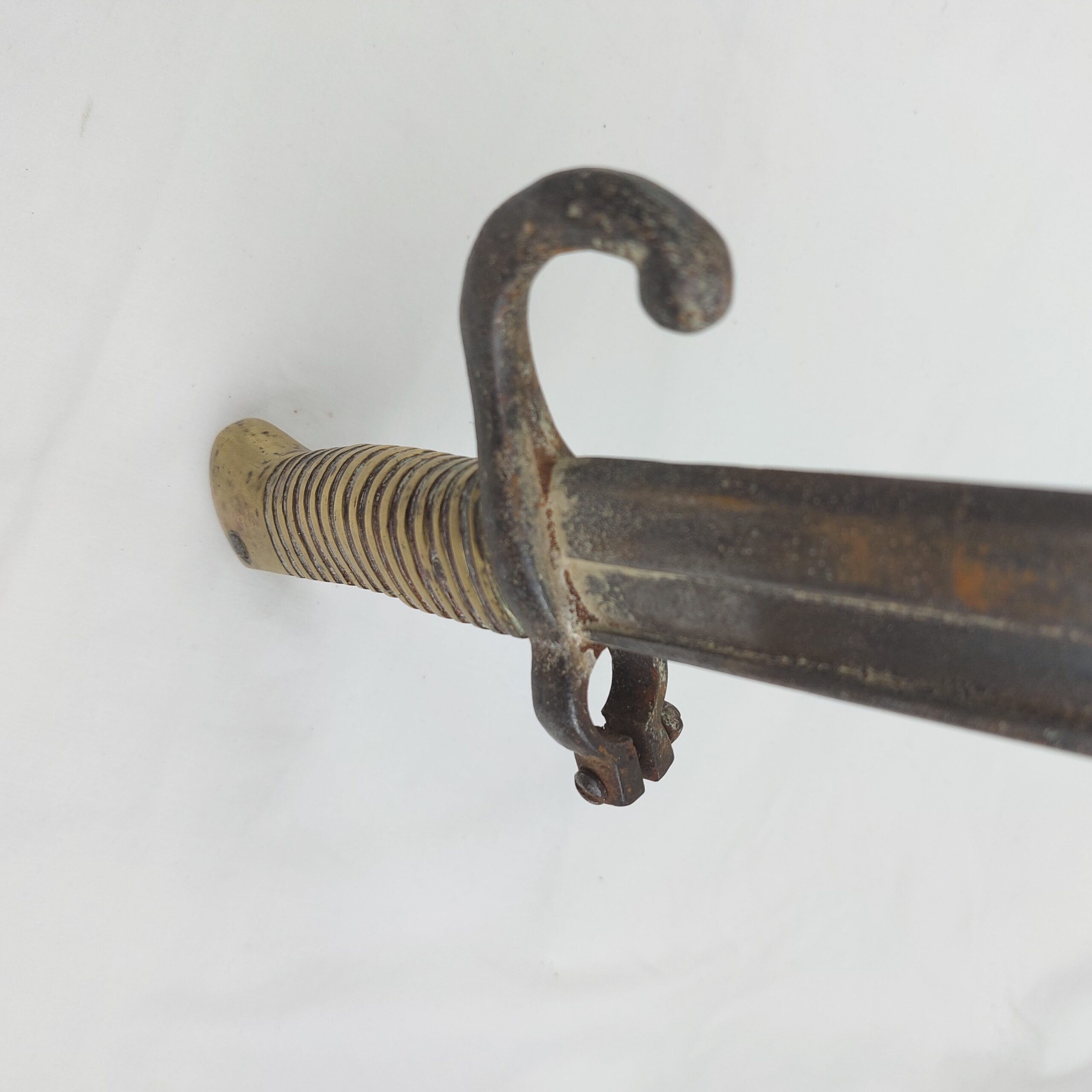 French Model 1866 "Chassepot" Yataghan Sword Bayonet and Scabbard - Image 14
