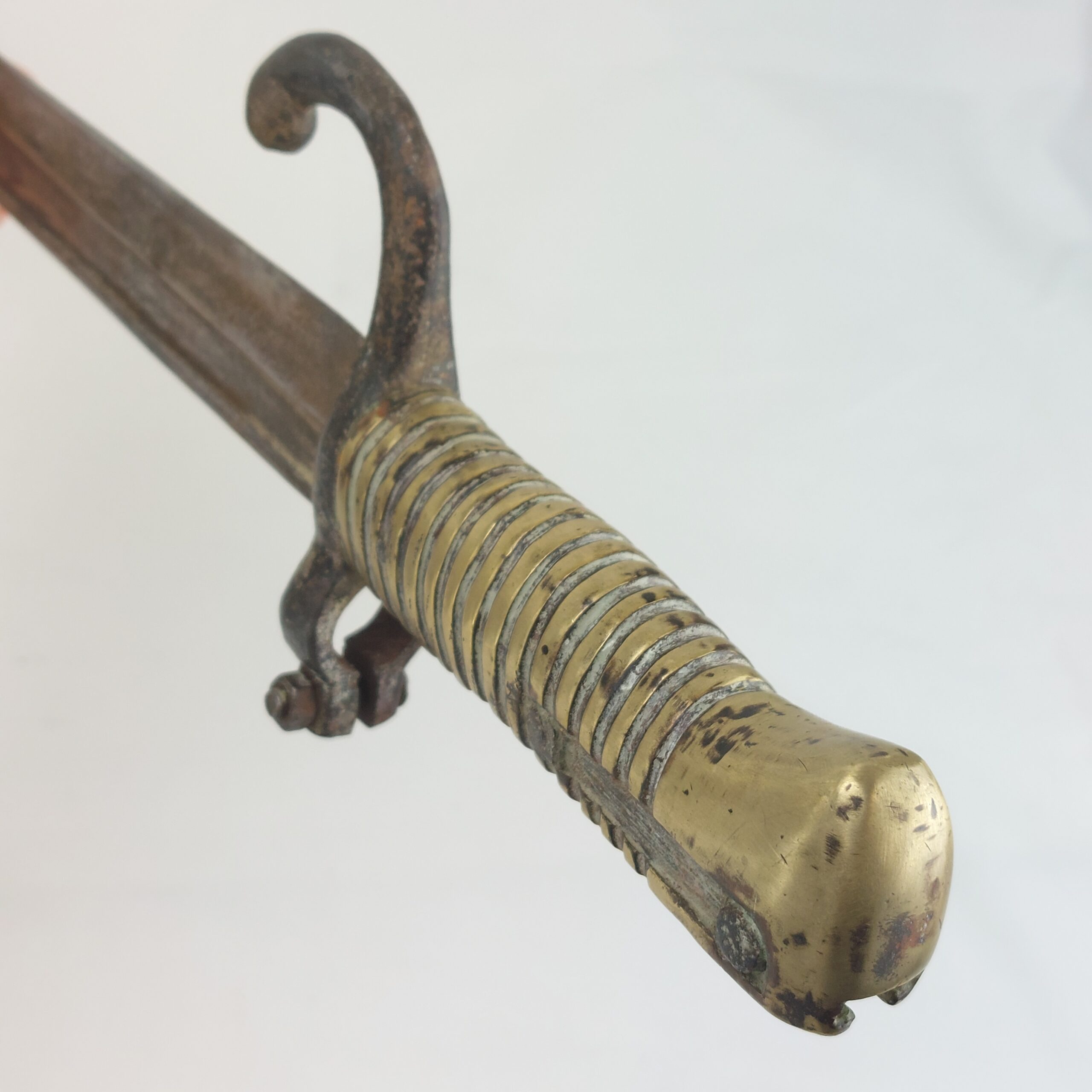 French Model 1866 "Chassepot" Yataghan Sword Bayonet and Scabbard - Image 17