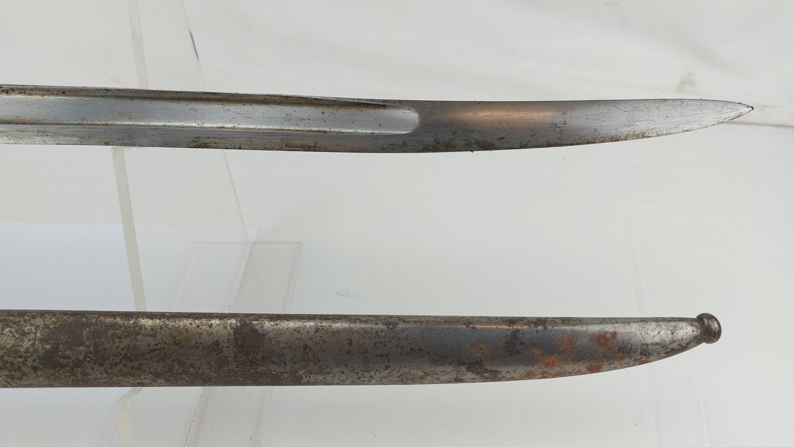 1866 Pattern German Chassepot Bayonet and Scabbard by Alex Coppel of Solingen - Image 3