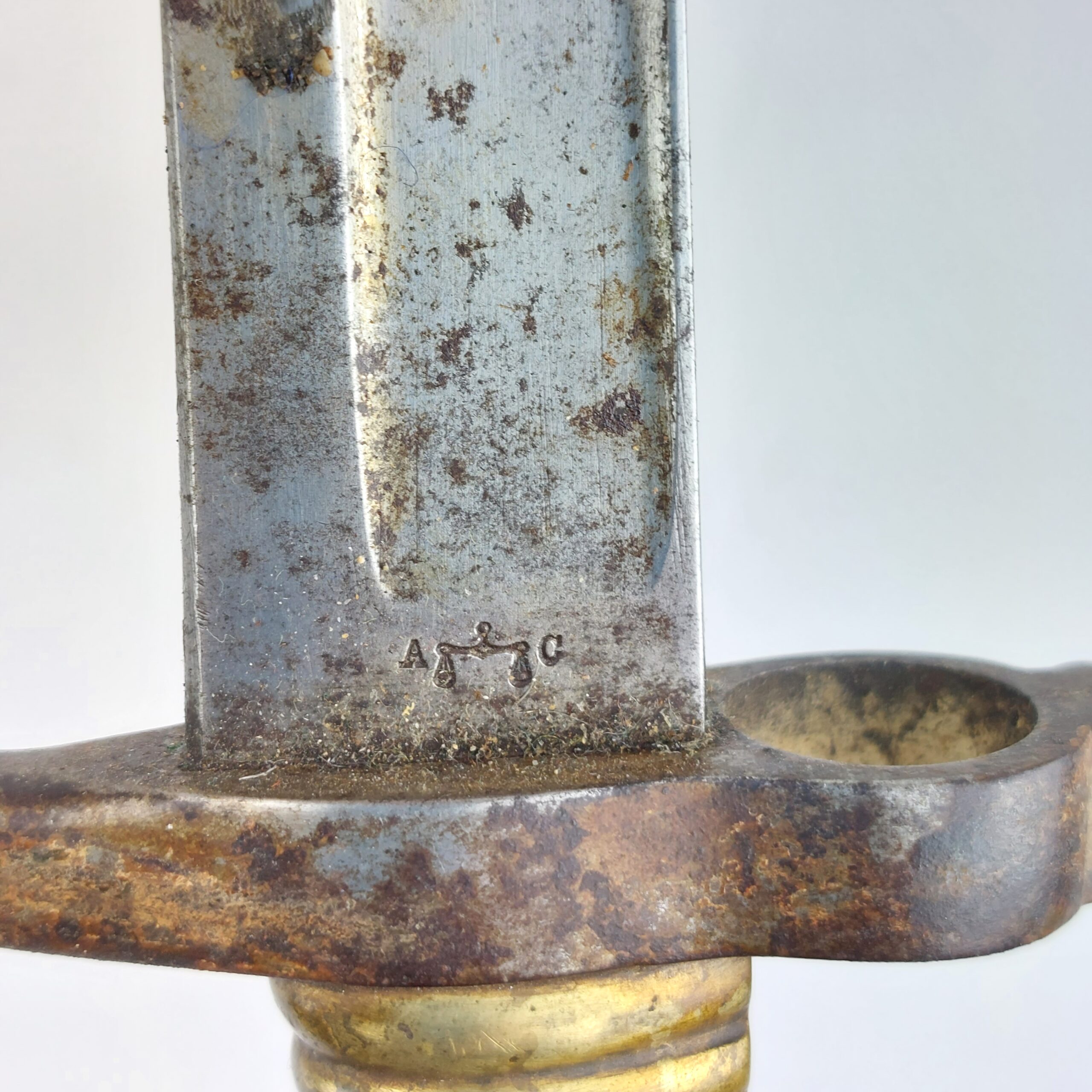 1866 Pattern German Chassepot Bayonet and Scabbard by Alex Coppel of Solingen - Image 6