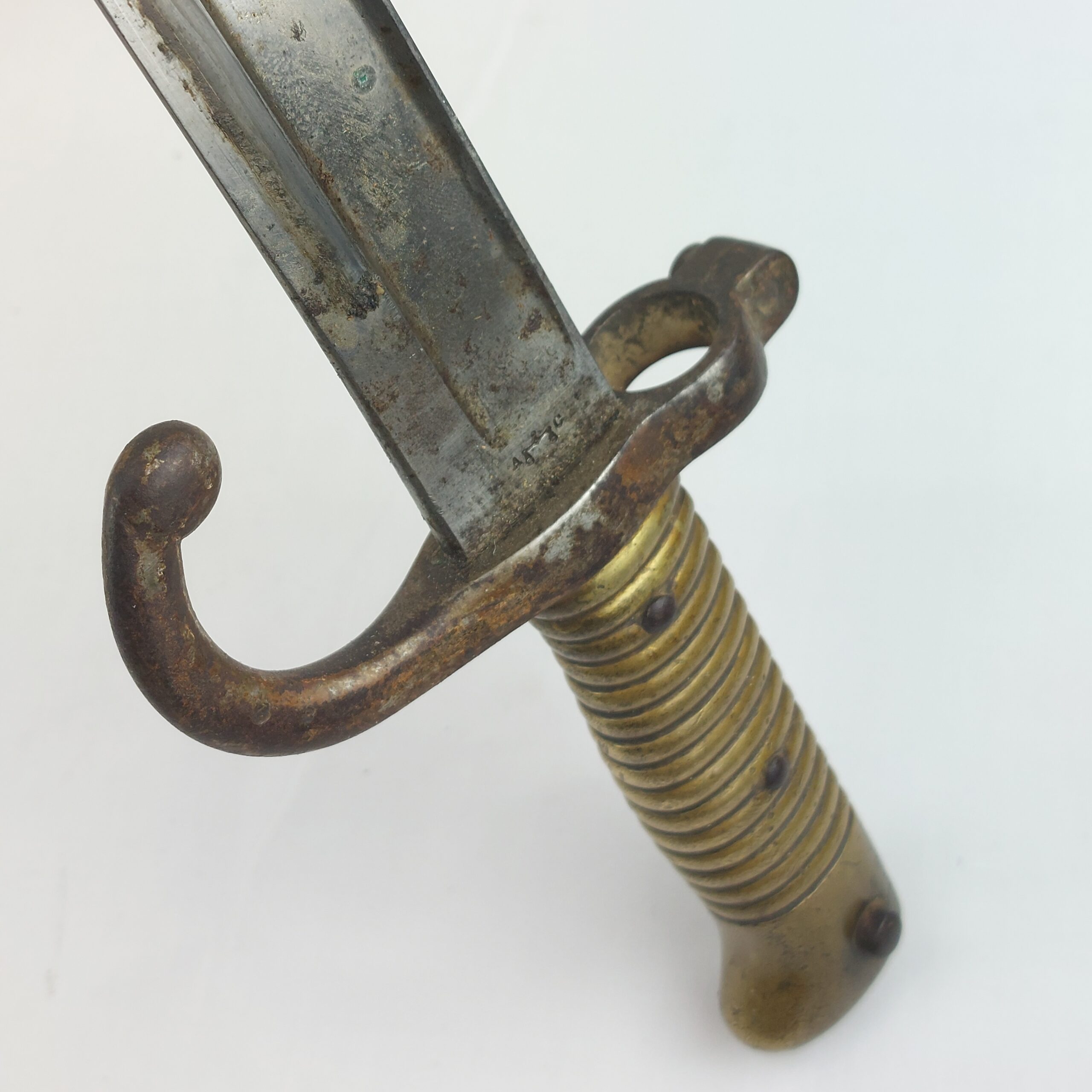 1866 Pattern German Chassepot Bayonet and Scabbard by Alex Coppel of Solingen - Image 9