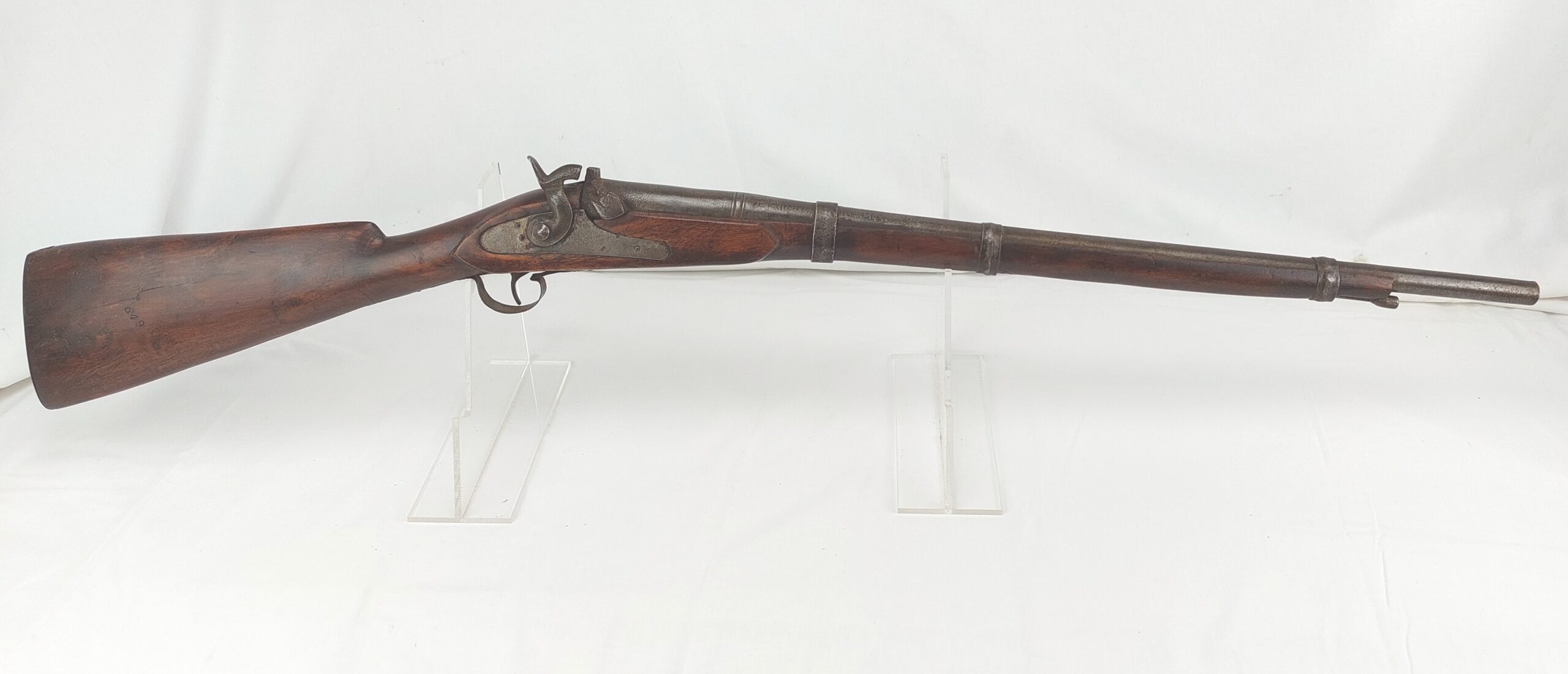 Indian Infantry Three Band Percussion Musket - Image 2