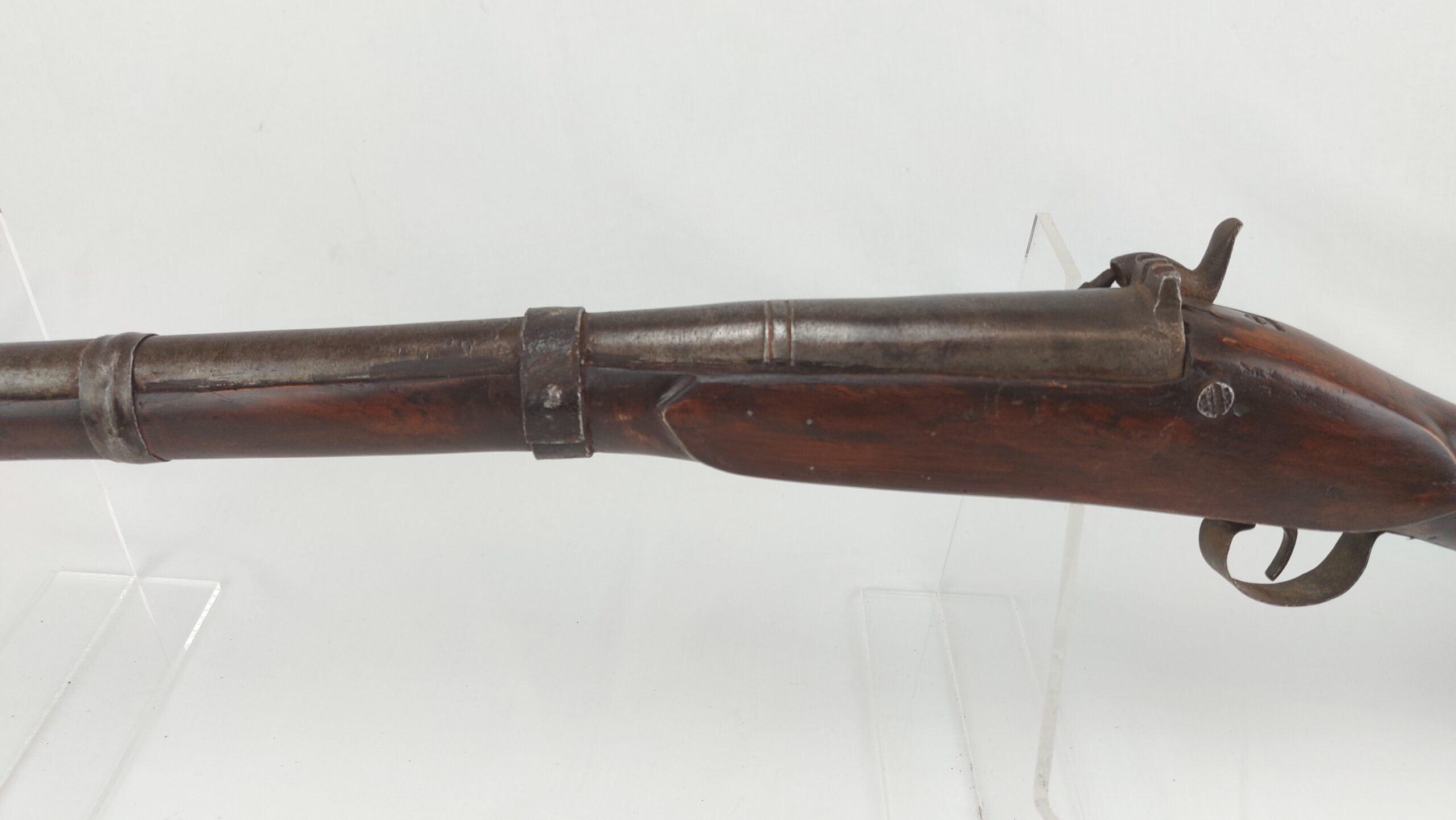 Indian Infantry Three Band Percussion Musket - Image 8