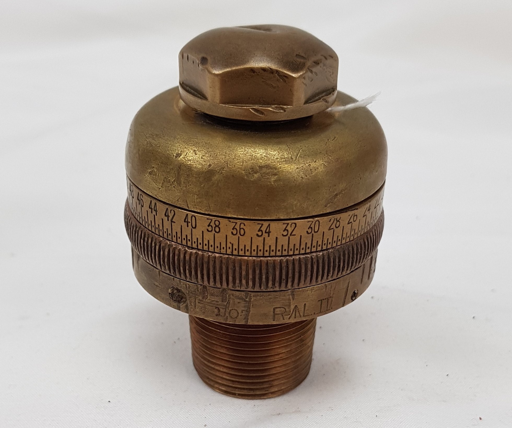 Inert WW1 Era British No 62 Mk II Artillery Fuse - Image 5