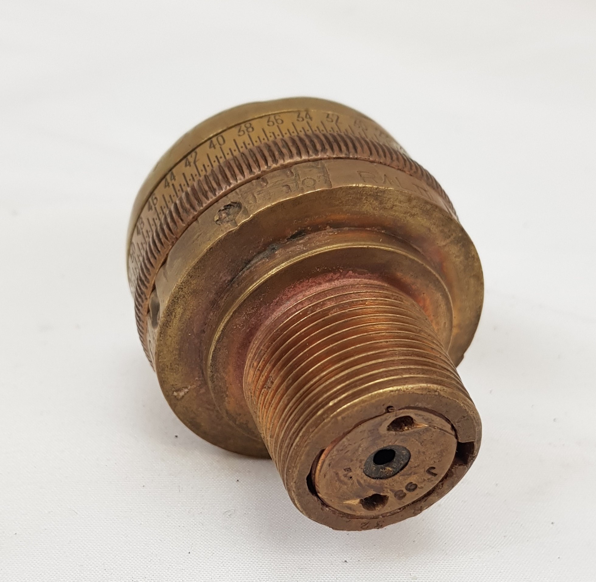 Inert WW1 Era British No 62 Mk II Artillery Fuse - Image 4