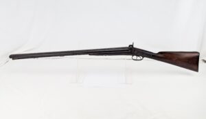 Victorian Double Damascus Barrel Percussion Shotgun