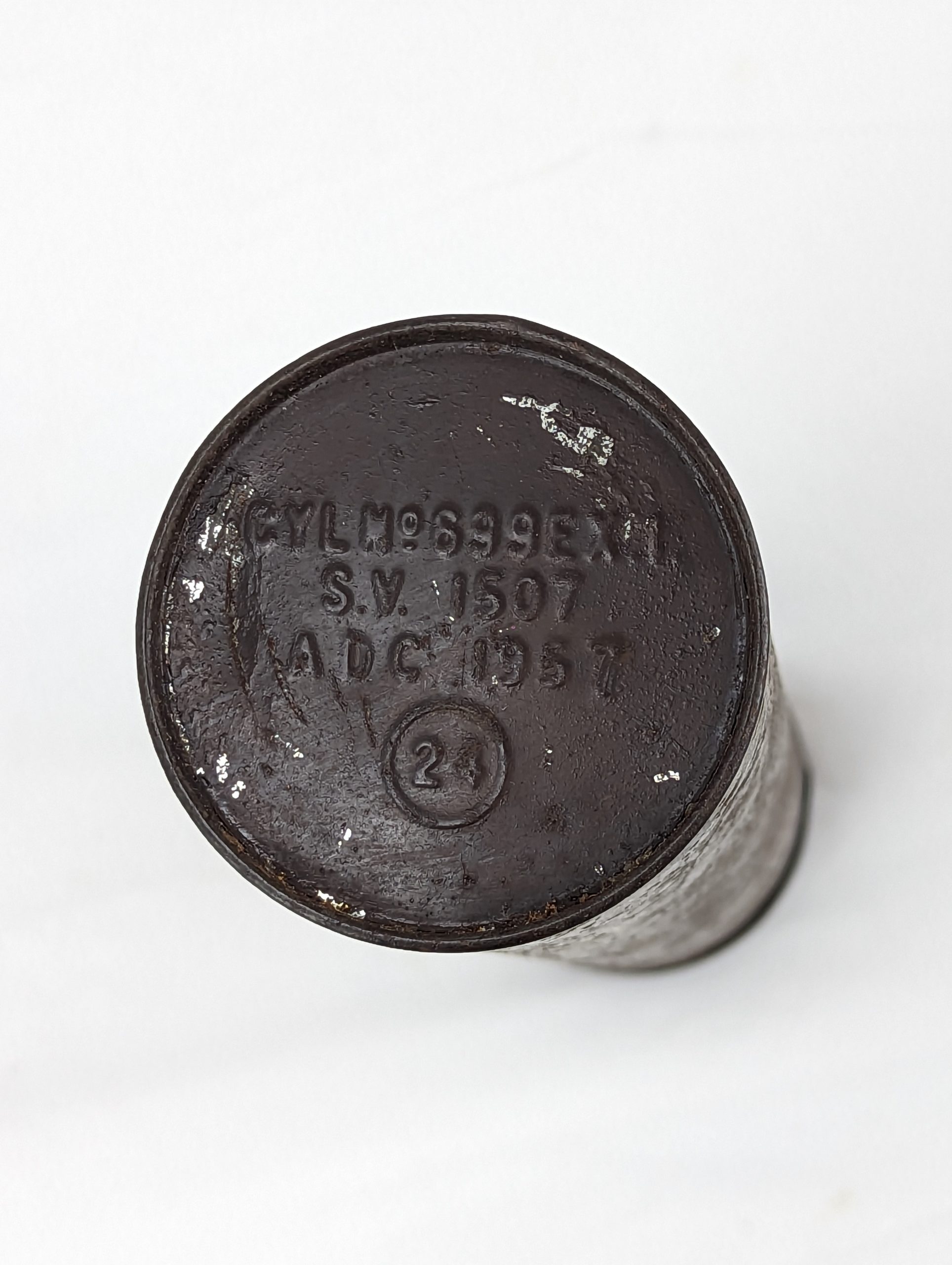 Post-War Parachute Illumination Mortar Inert Mk 2/1 Shell in Case - Image 14
