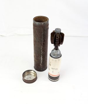 Post-War Parachute Illumination Mortar Inert Mk 2/1 Shell in Case