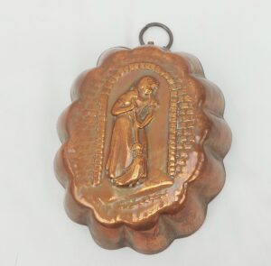 c1930’s Snow White Copper Jelly Mould
