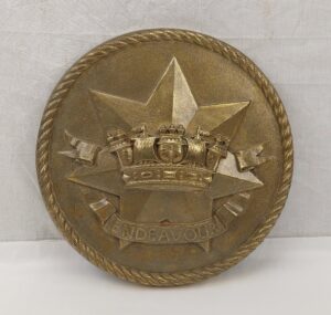 John Brown Bronze Builders Badge For HMAS Australia 1913 Battlecruiser