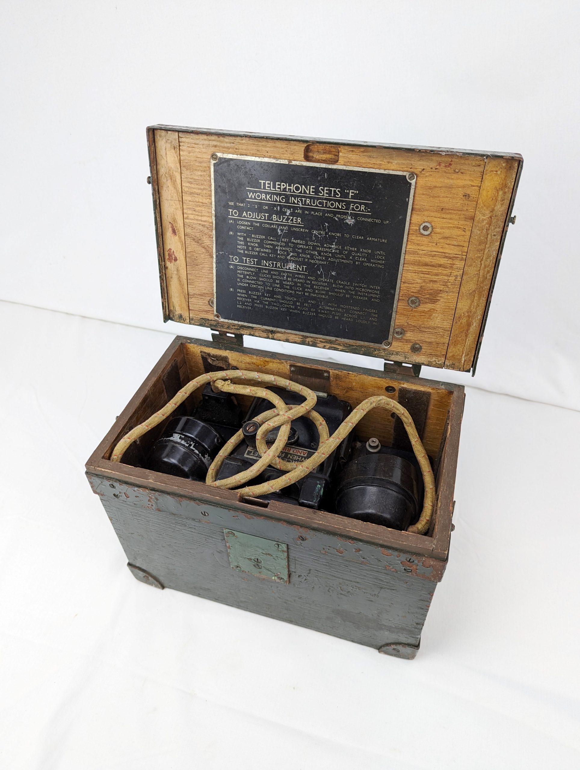 WW2 British Army Telephone Set F #3