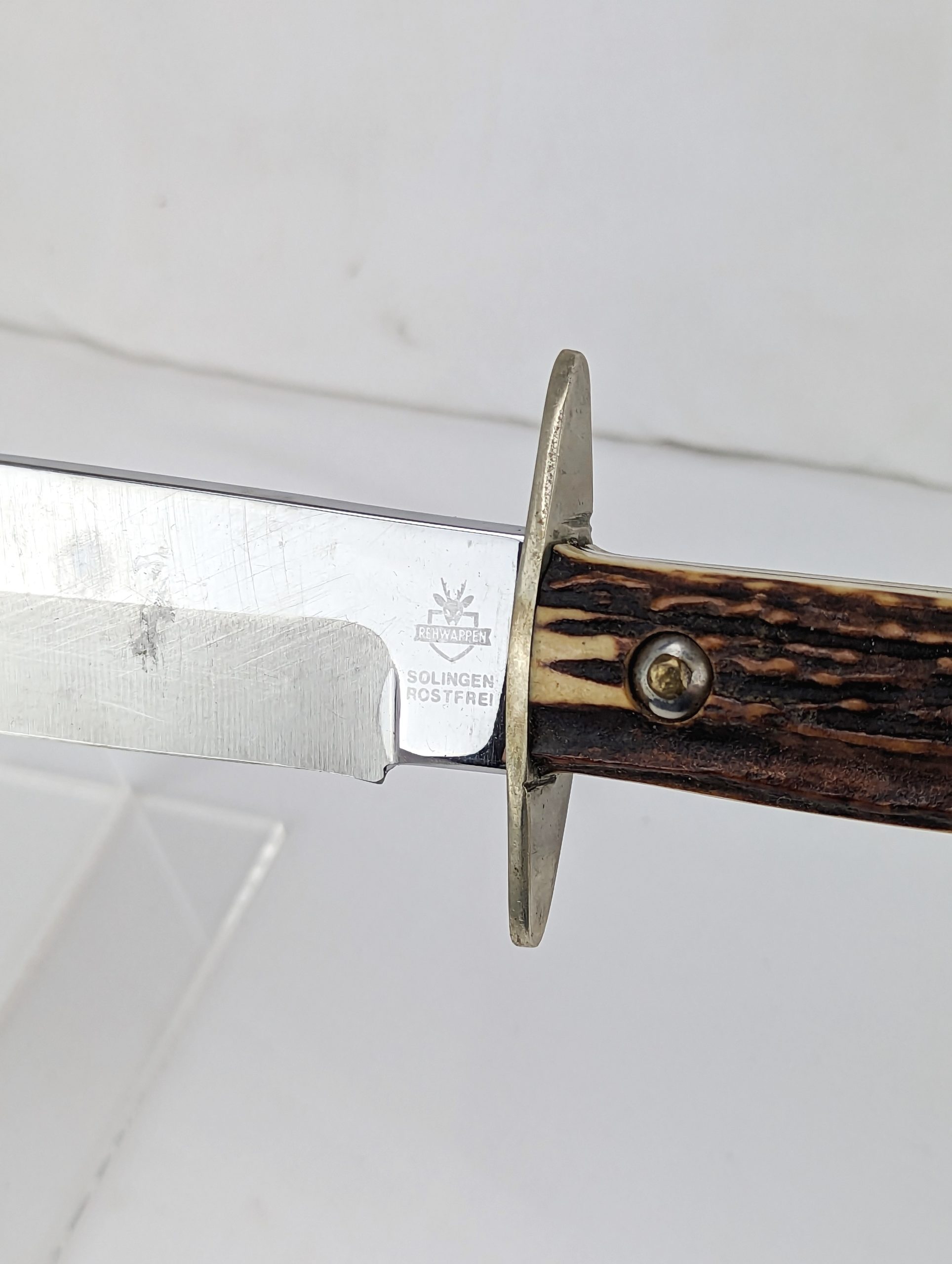 Bowie Knife 8-inch by Rehwappen Solingen - Image 2
