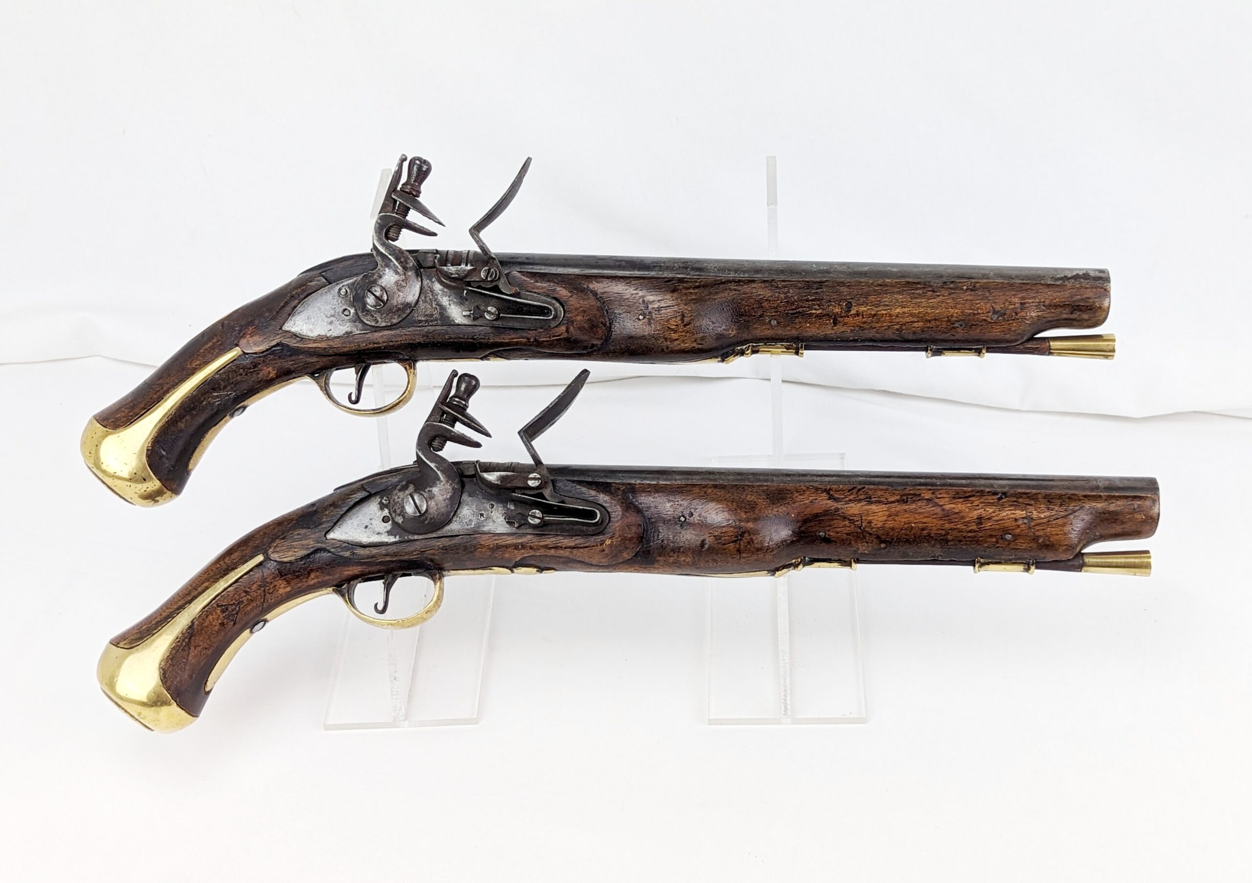 Fine Pair of Flintlock Horse Pistols by Tower