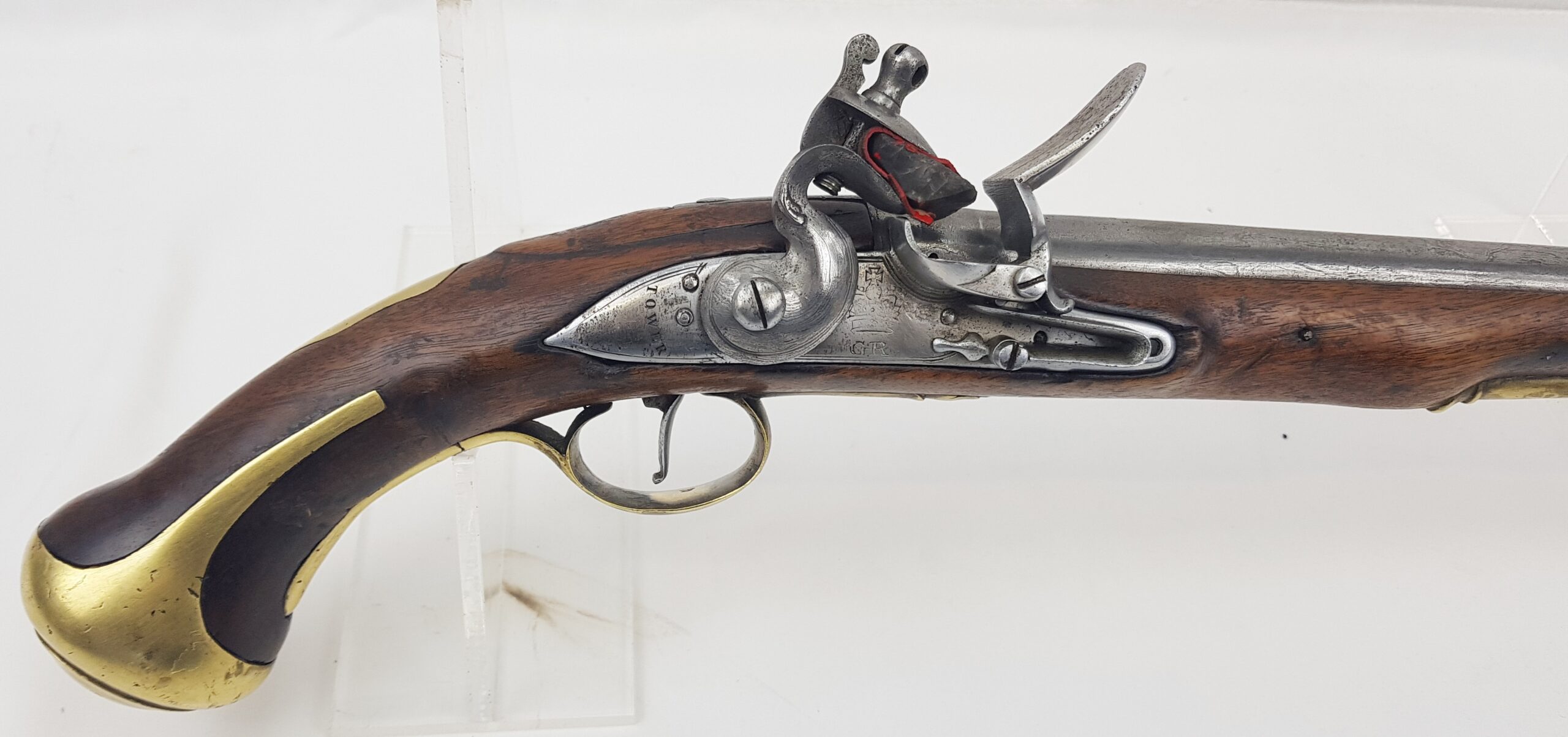 Rare 1750s Tower Heavy Dragoon Flintlock Pistol - Image 10