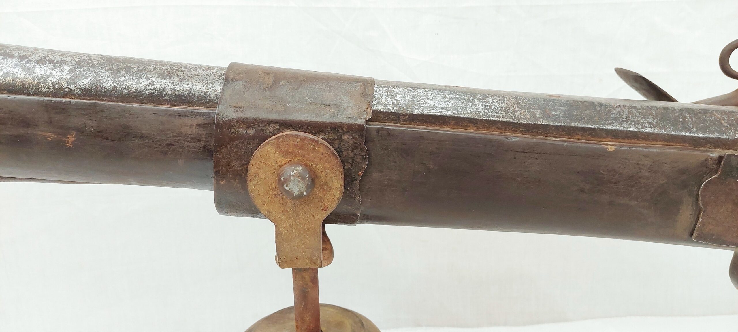 Rare Circa 1770 Spanish Flintlock Swivel Deck Gun - Image 10