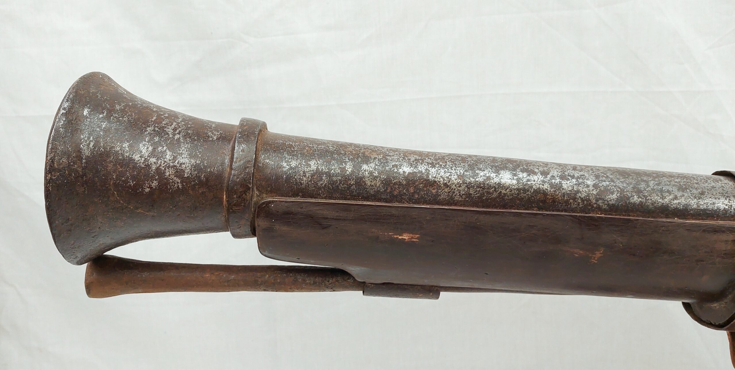 Rare Circa 1770 Spanish Flintlock Swivel Deck Gun - Image 9