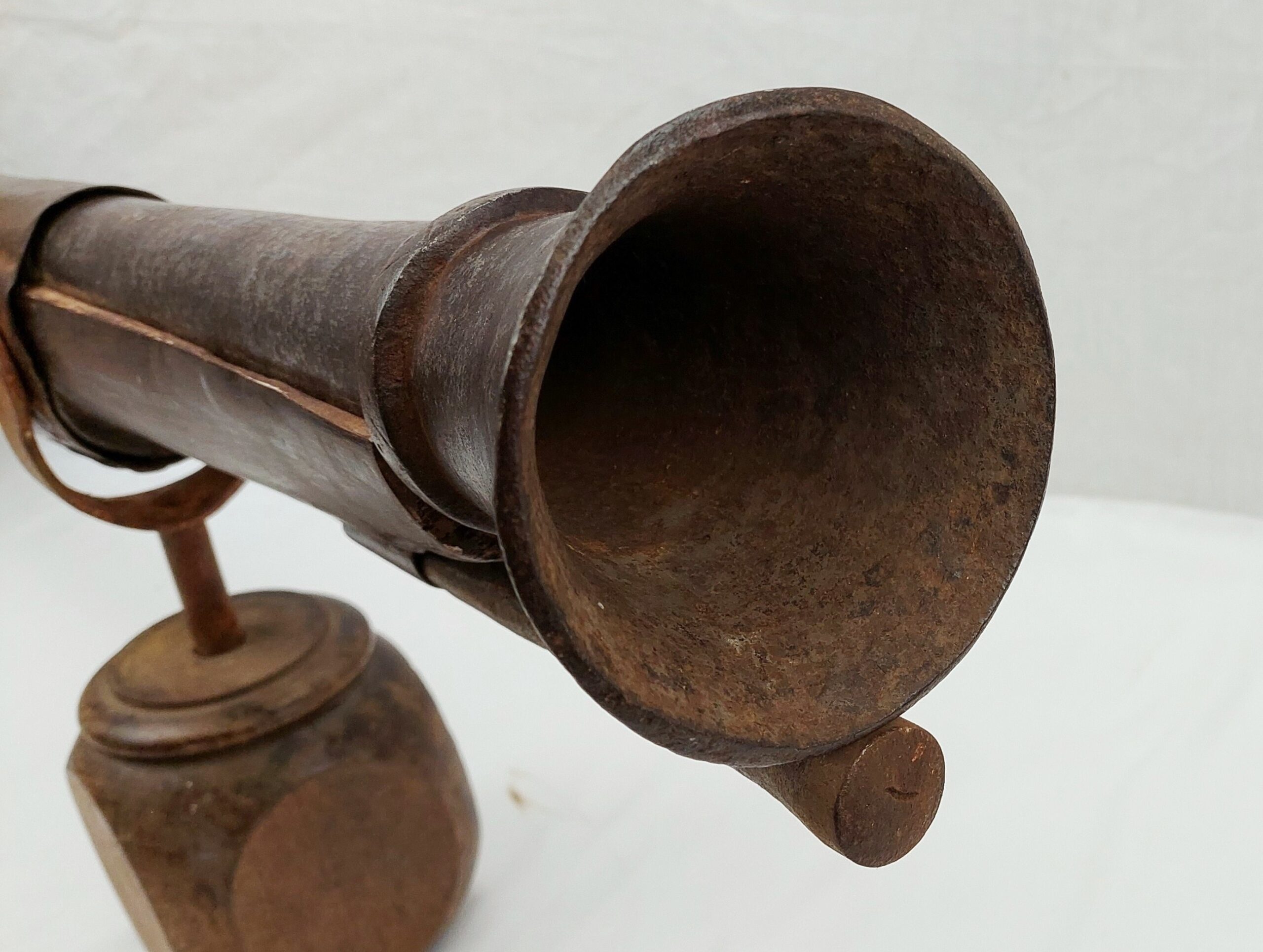 Rare Circa 1770 Spanish Flintlock Swivel Deck Gun - Image 15