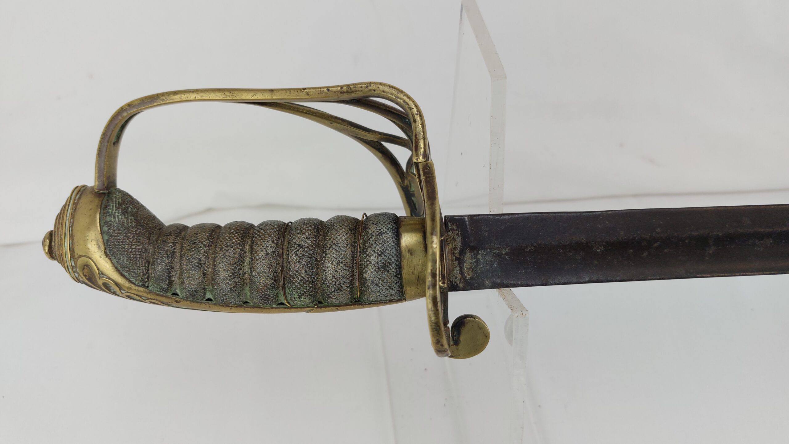 Small Victorian 1827 Pattern Infantry Officer's Sword with Hinged Guard - Image 8