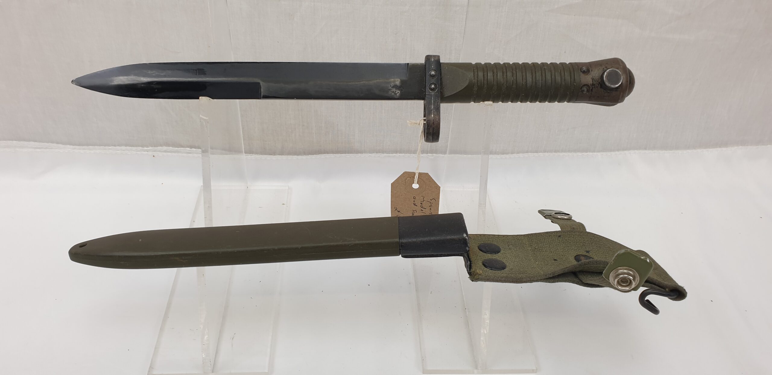Spanish Cetme Model L Bayonet and Scabbard