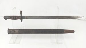 WW1, 1913 Pattern, British Bayonet, by Remington (US Made). Dated 1916. RE marked Original Scabbard