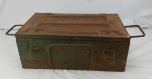 WW2 Metal Ammunition Box, dated 1943