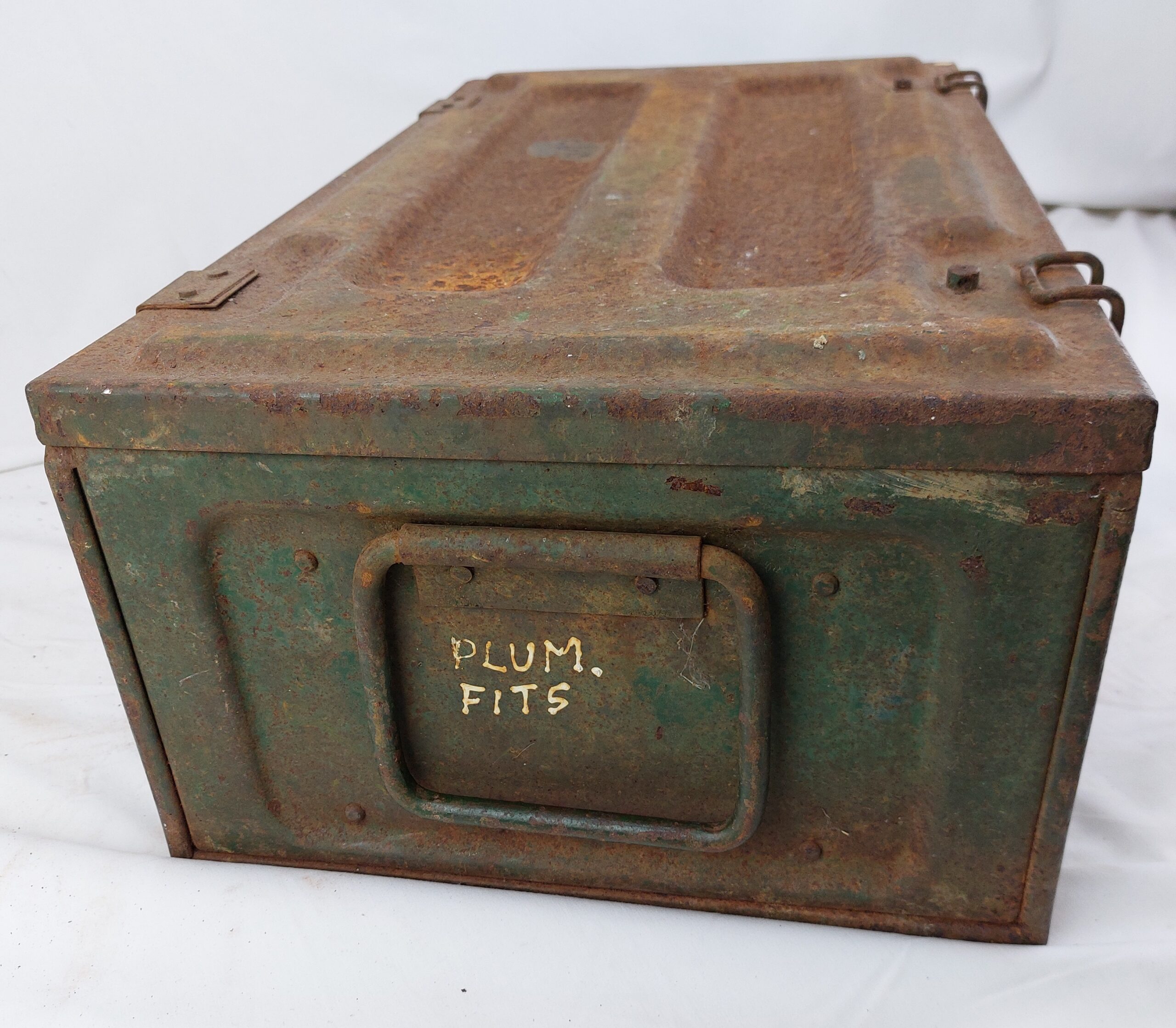 WW2 Metal Ammunition Box, dated 1943 - Image 7