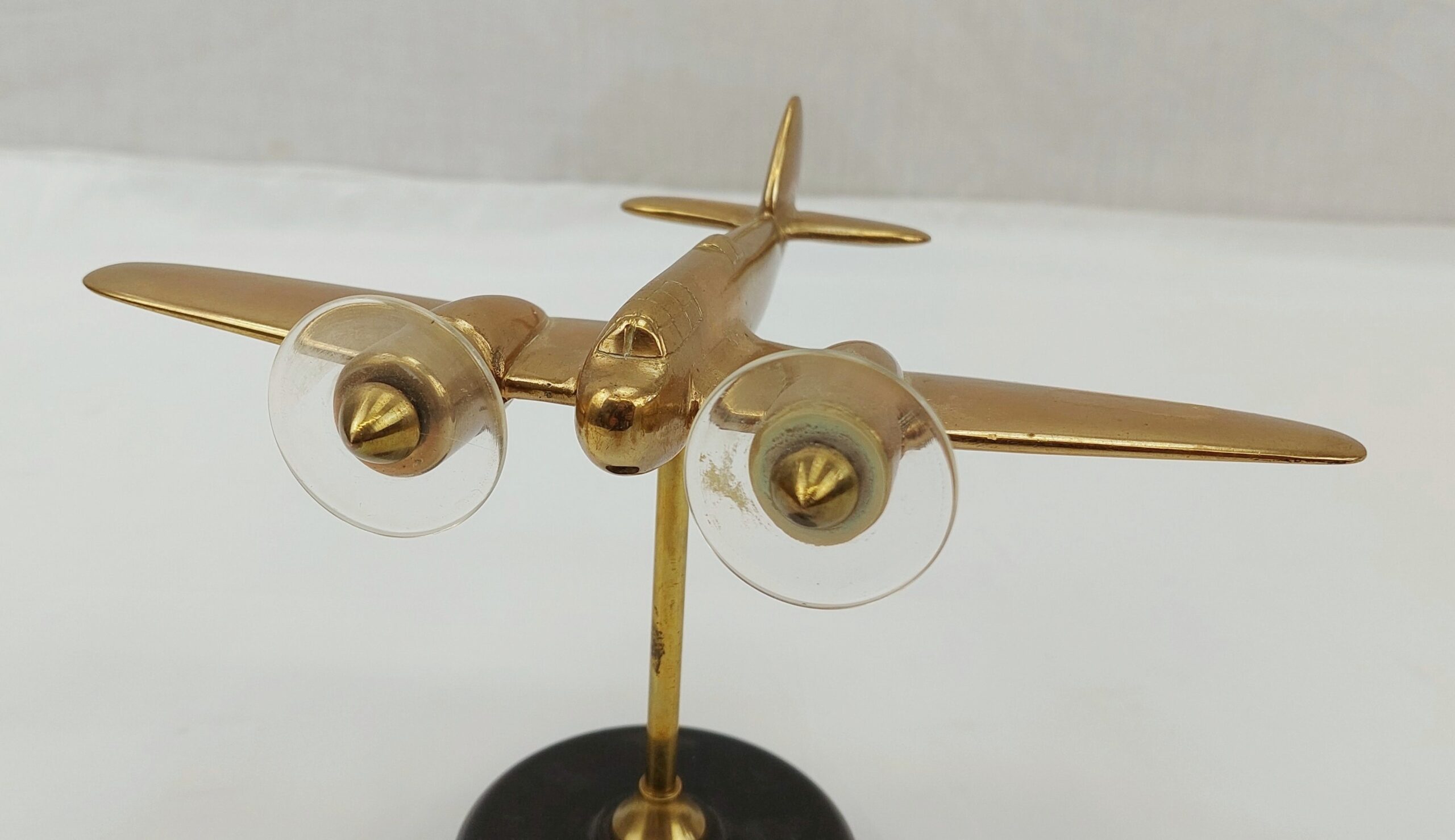 WW2 Trench Art Brass Model Of A Bristol Beaufighter - Image 2
