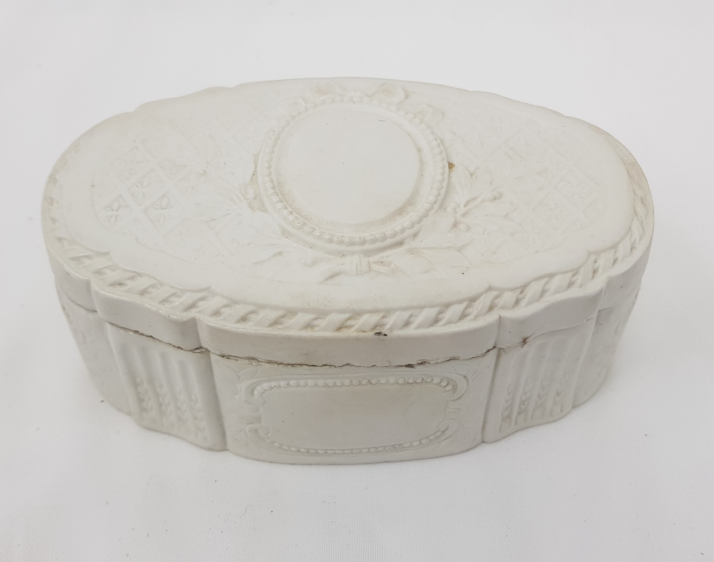 c1850 Volkstedt Rudalstadt Parian Ware Box