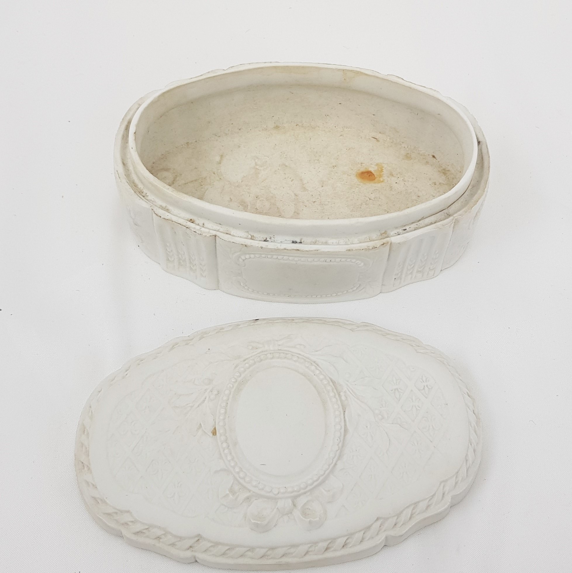 c1850 Volkstedt Rudalstadt Parian Ware Box - Image 3