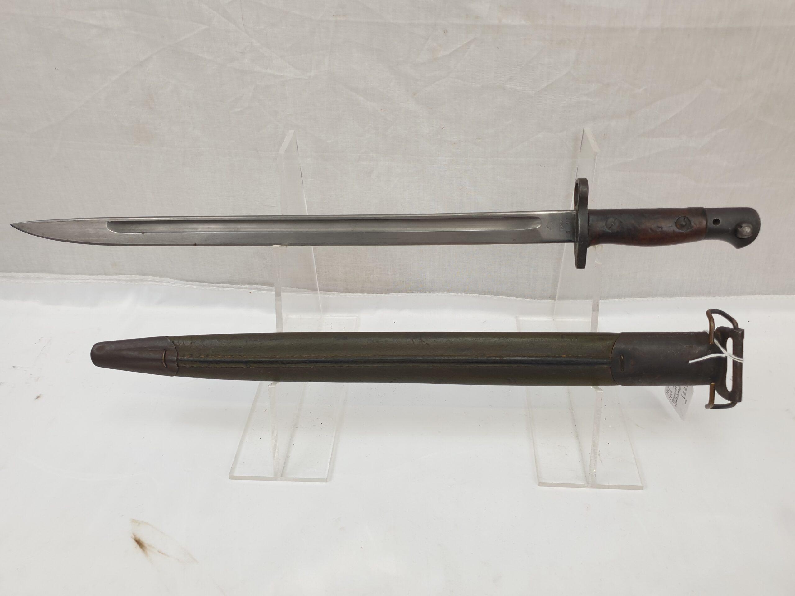 1917 Dated 1907 Pattern Bayonet & Scabbard by Sanderson - Image 5