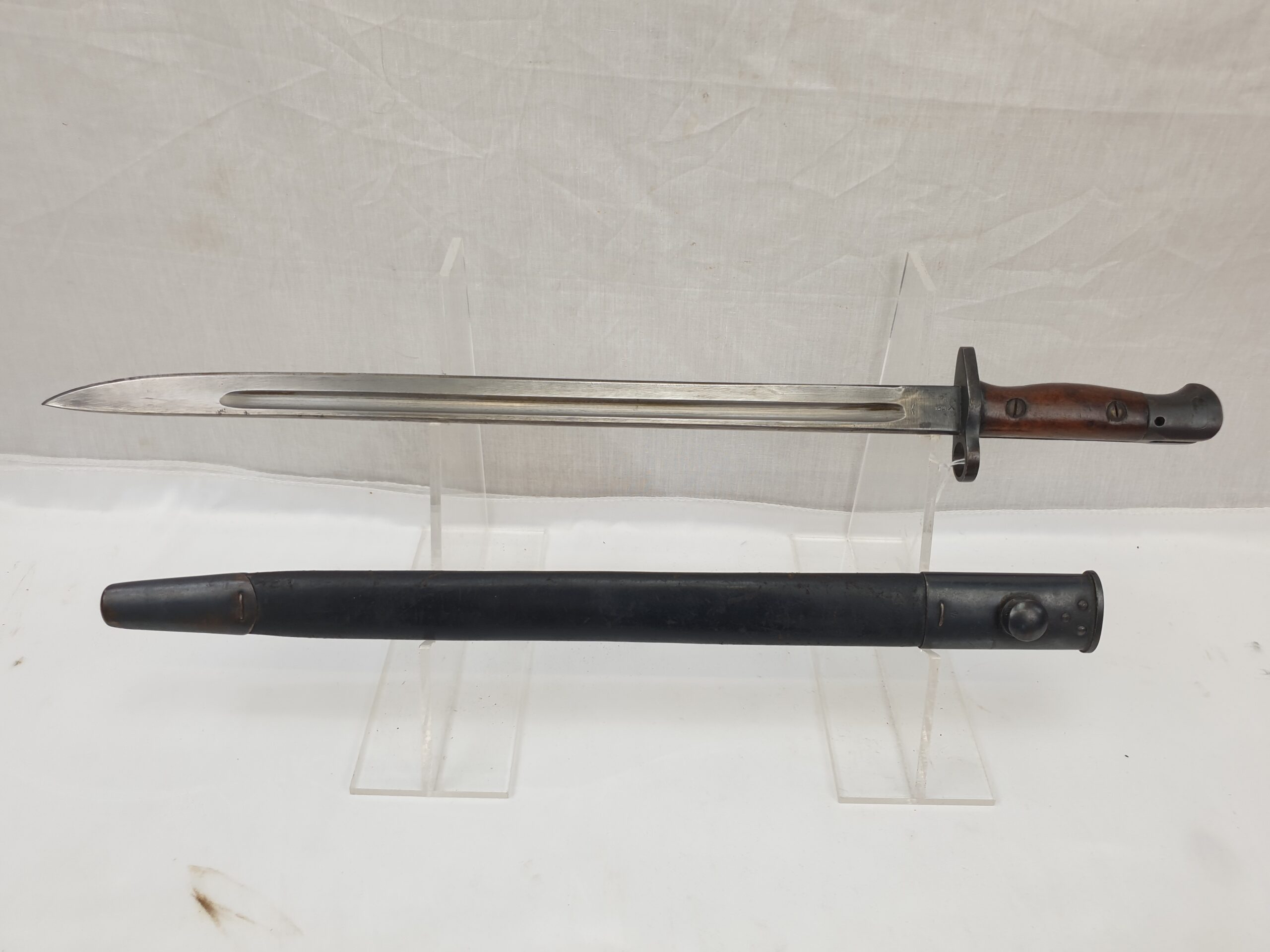 1917 Dated 1907 Pattern Bayonet & Scabbard by Sanderson - Image 7