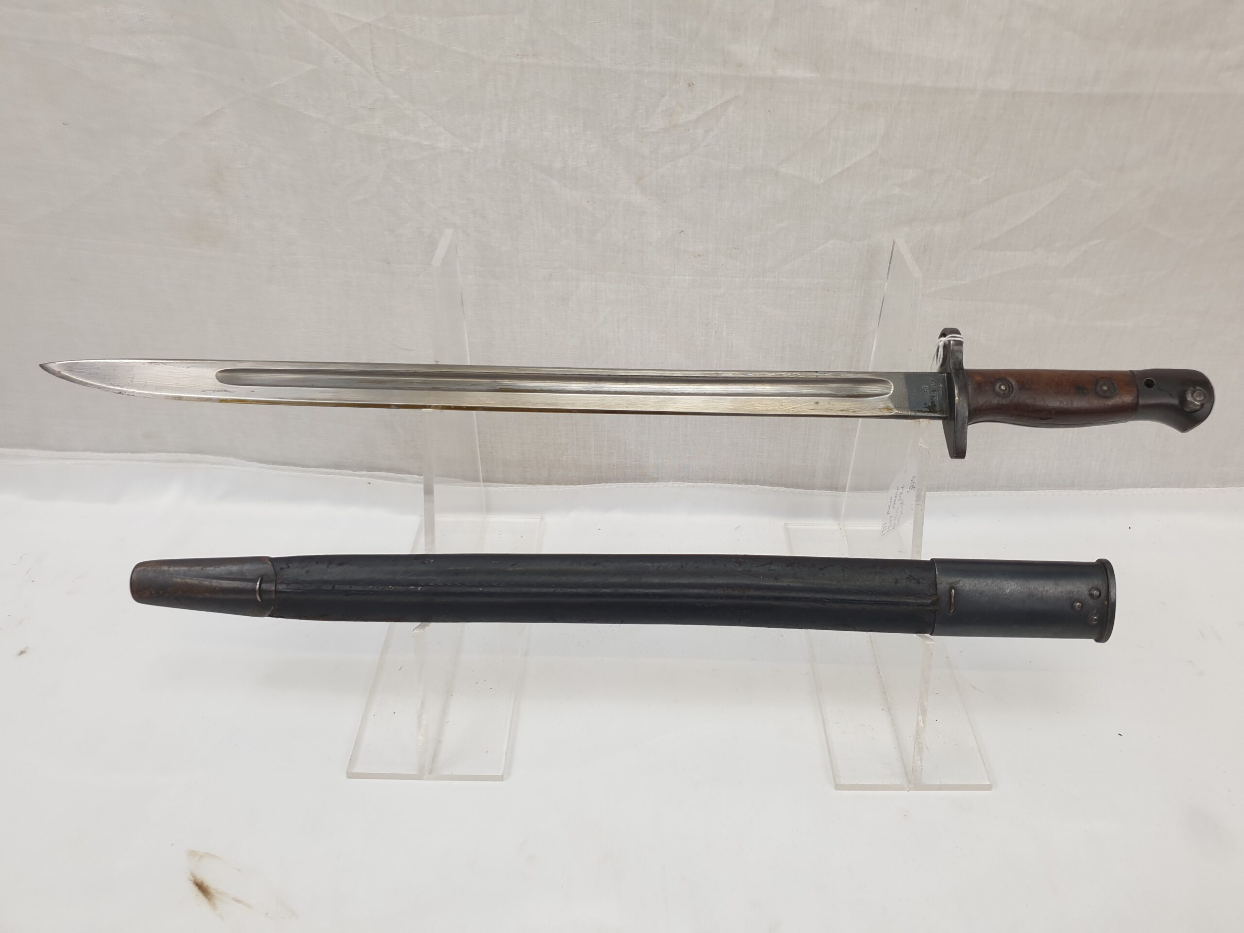 1917 Dated 1907 Pattern Bayonet & Scabbard by Sanderson - Image 9