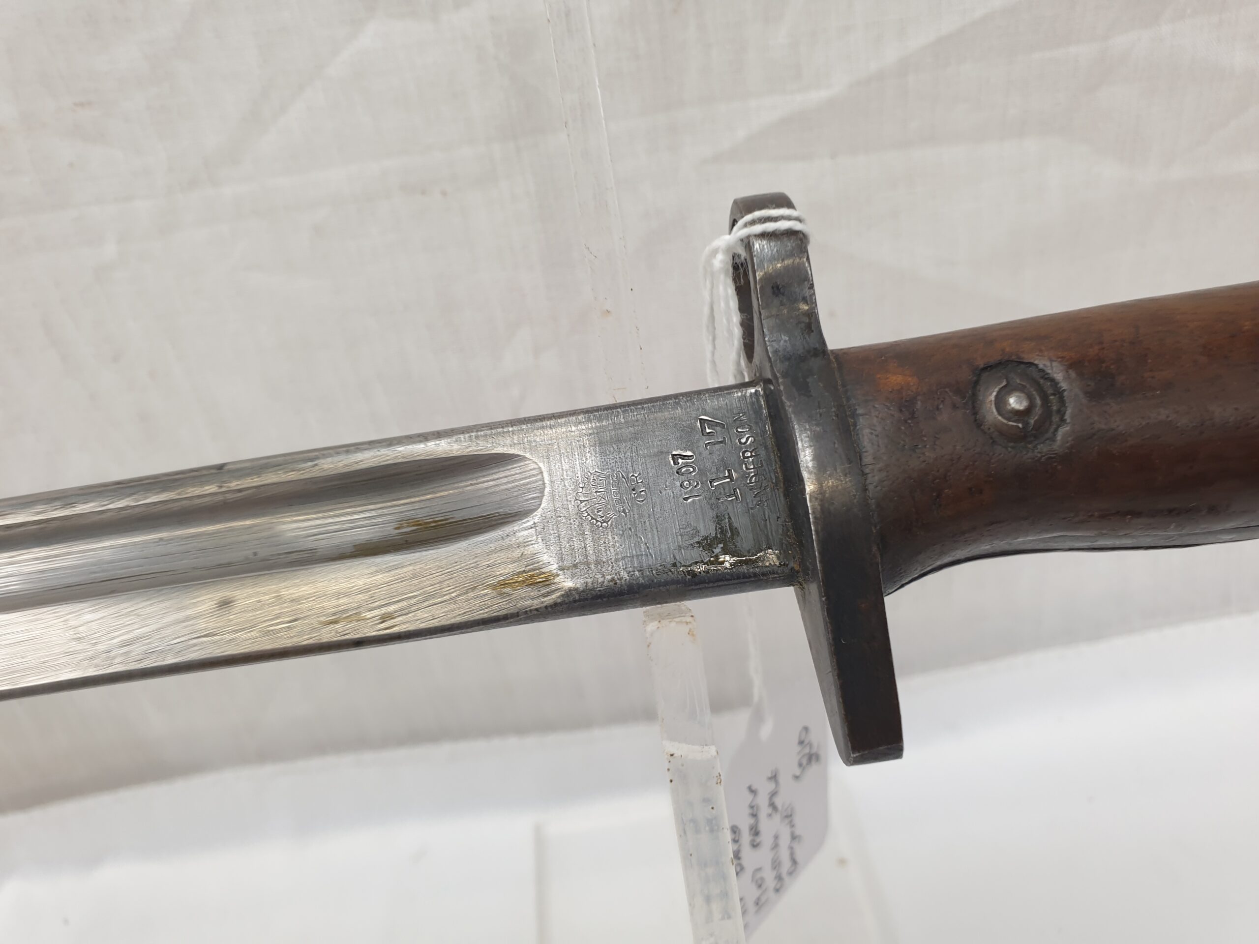 1917 Dated 1907 Pattern Bayonet & Scabbard by Sanderson - Image 10