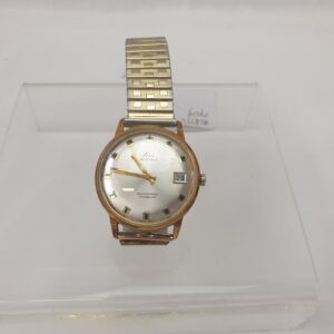 1960s Leda 25 Jewels Automatic Incabloc Gold Plated Gents Watch