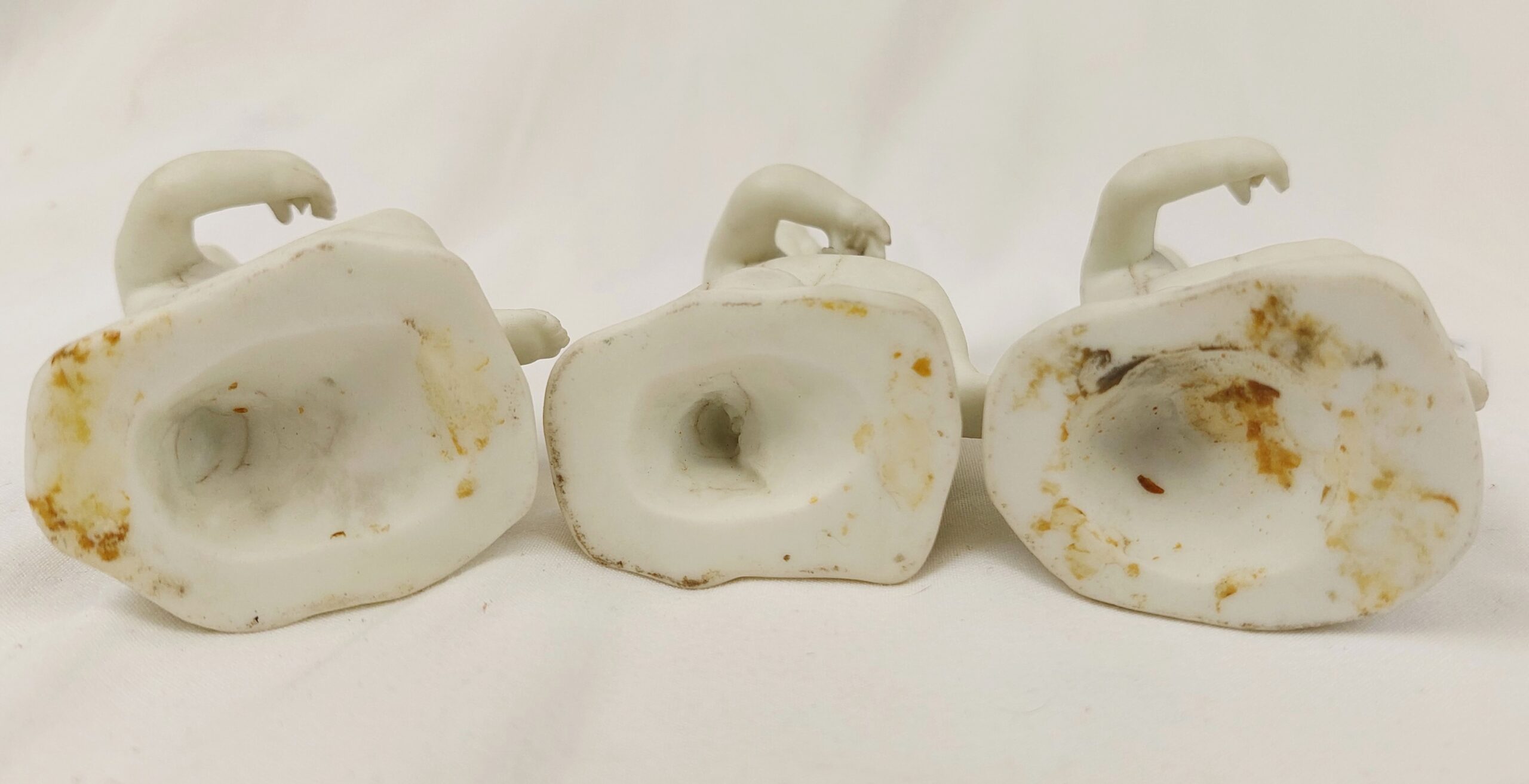 Trio Of 1840's Bisque Porcelain Continental Putties - Image 9