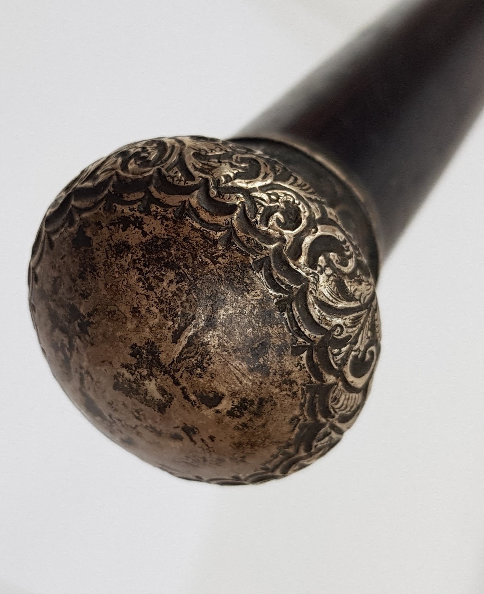 Birmingham 1911 Silver Topped Tip Staff - Image 2