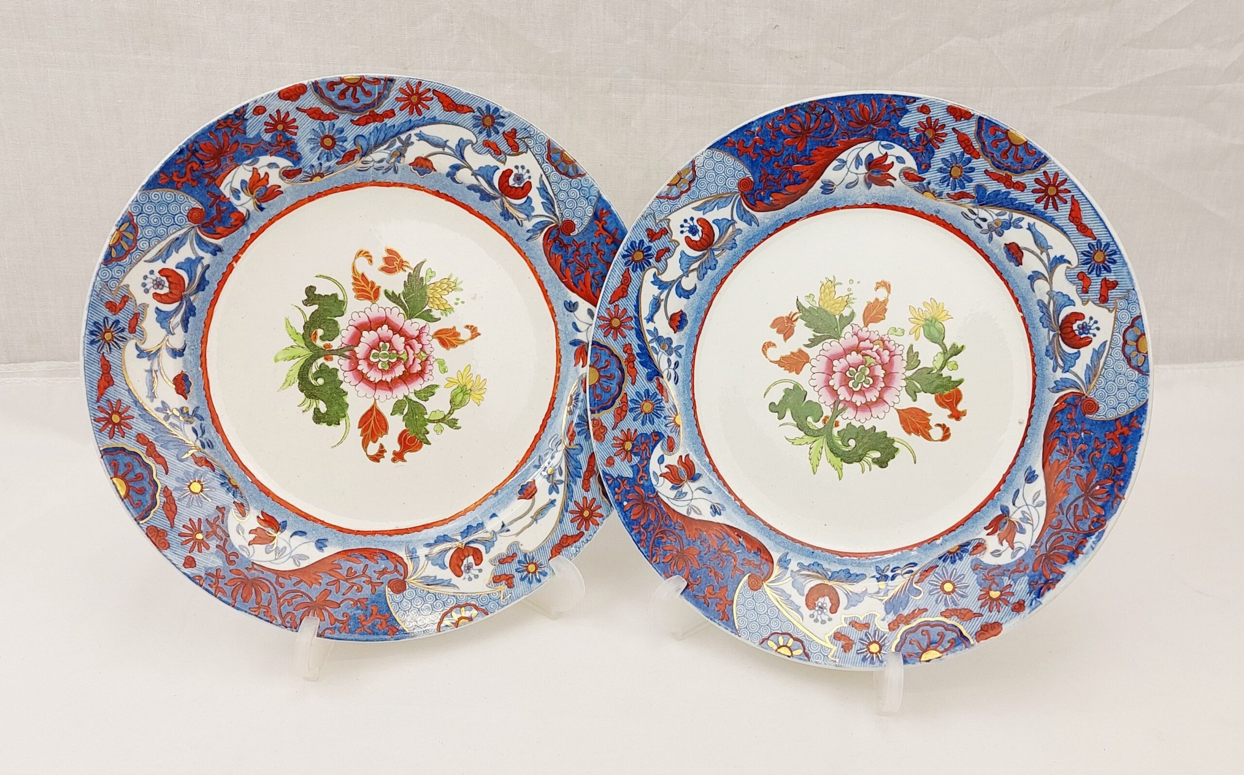 c1820 Pair of Spode Side Plates