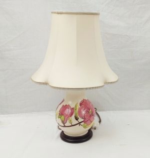 Moorcroft Magnolia Pattern Lamp #2