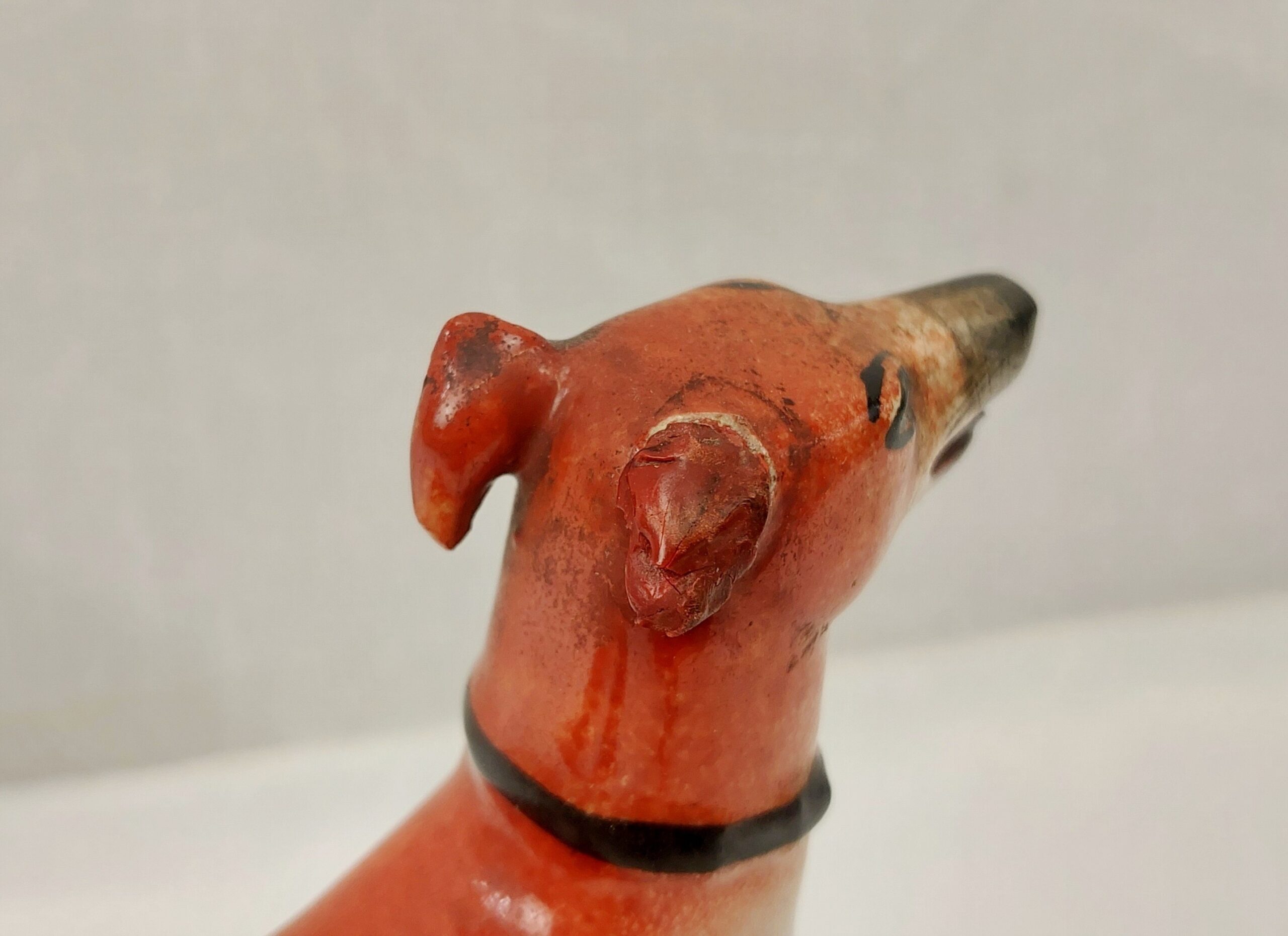 Victorian Staffordshire Greyhound Figurine - Image 5