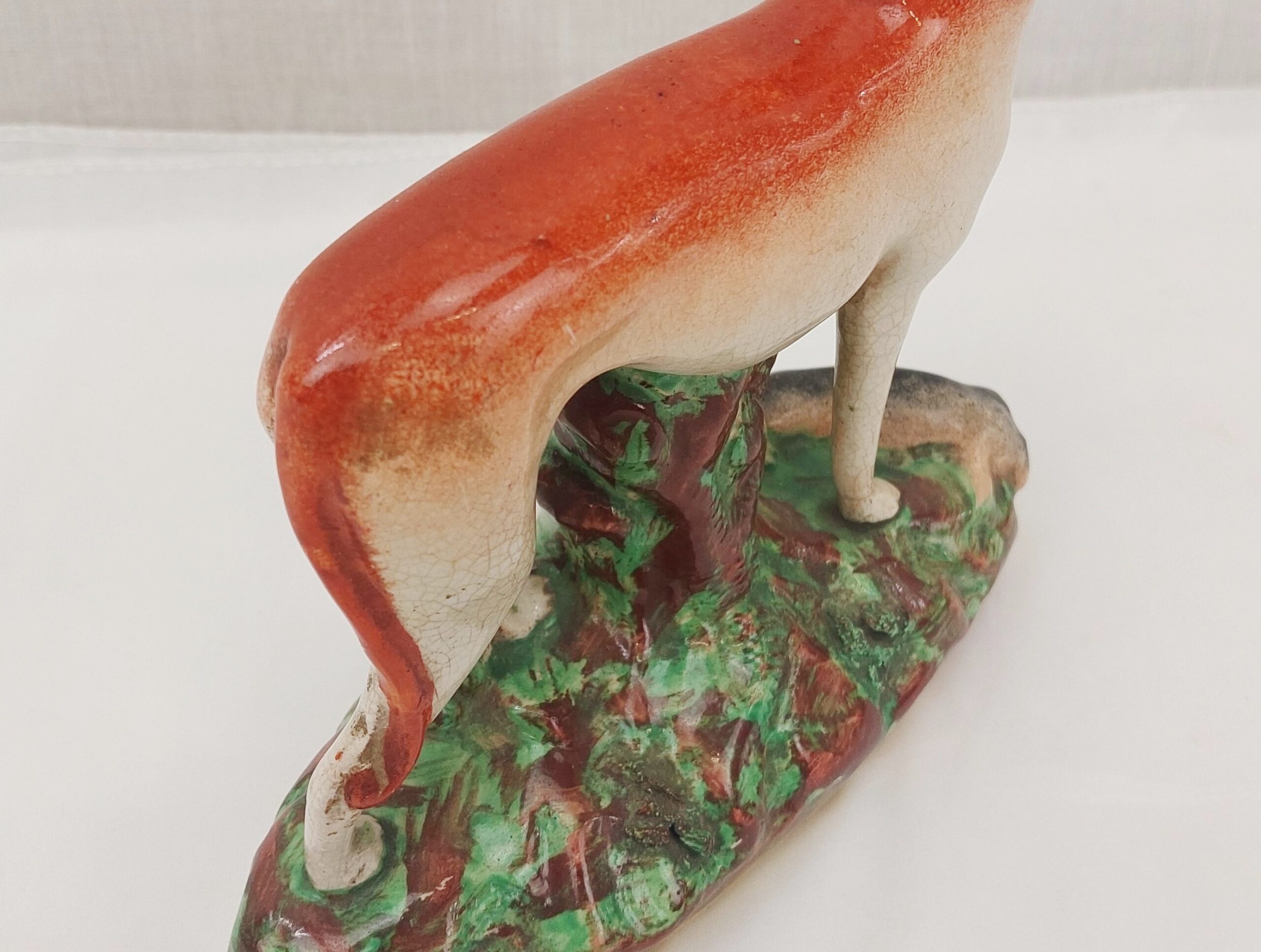 Victorian Staffordshire Greyhound Figurine - Image 6