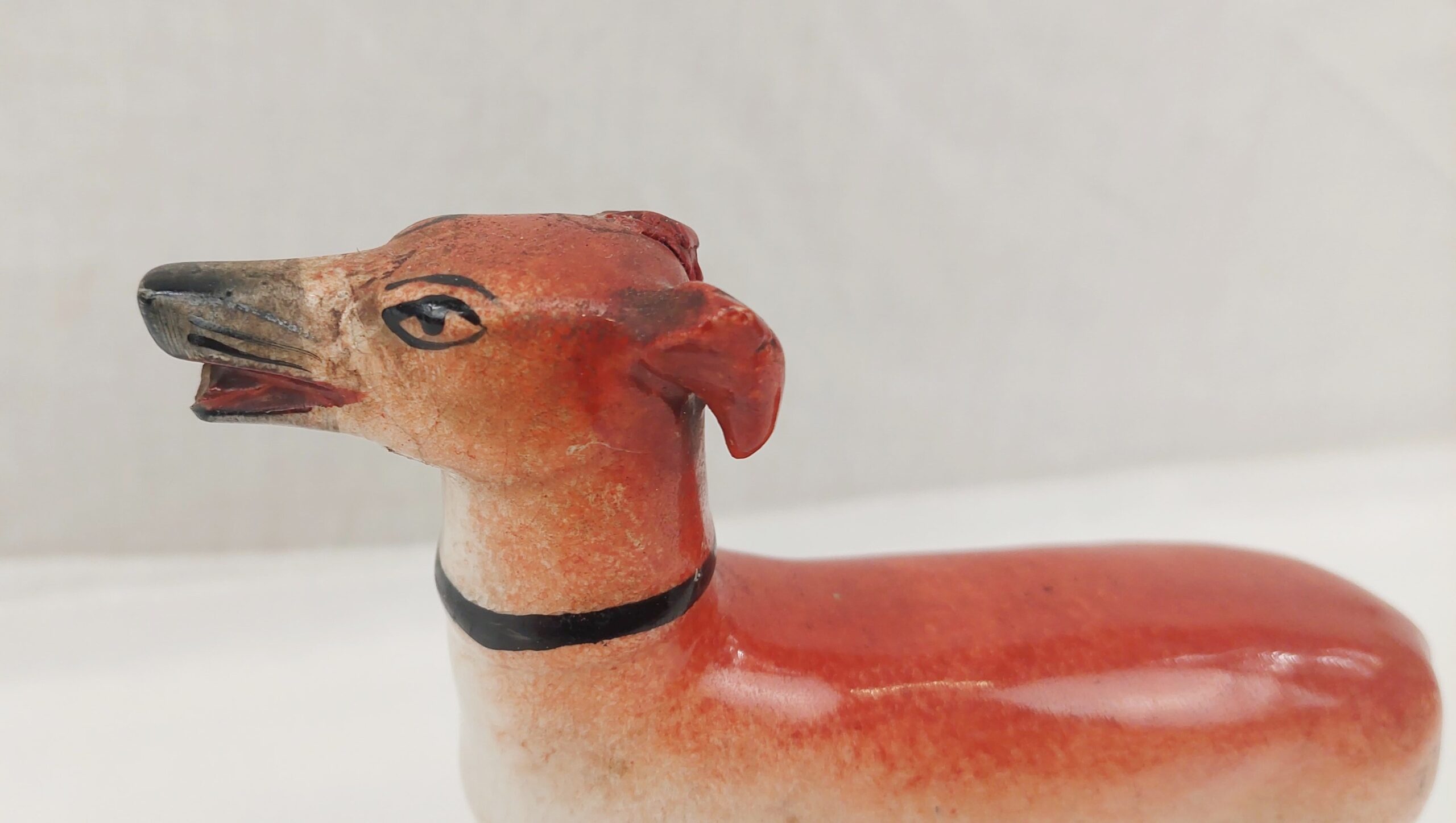Victorian Staffordshire Greyhound Figurine - Image 8
