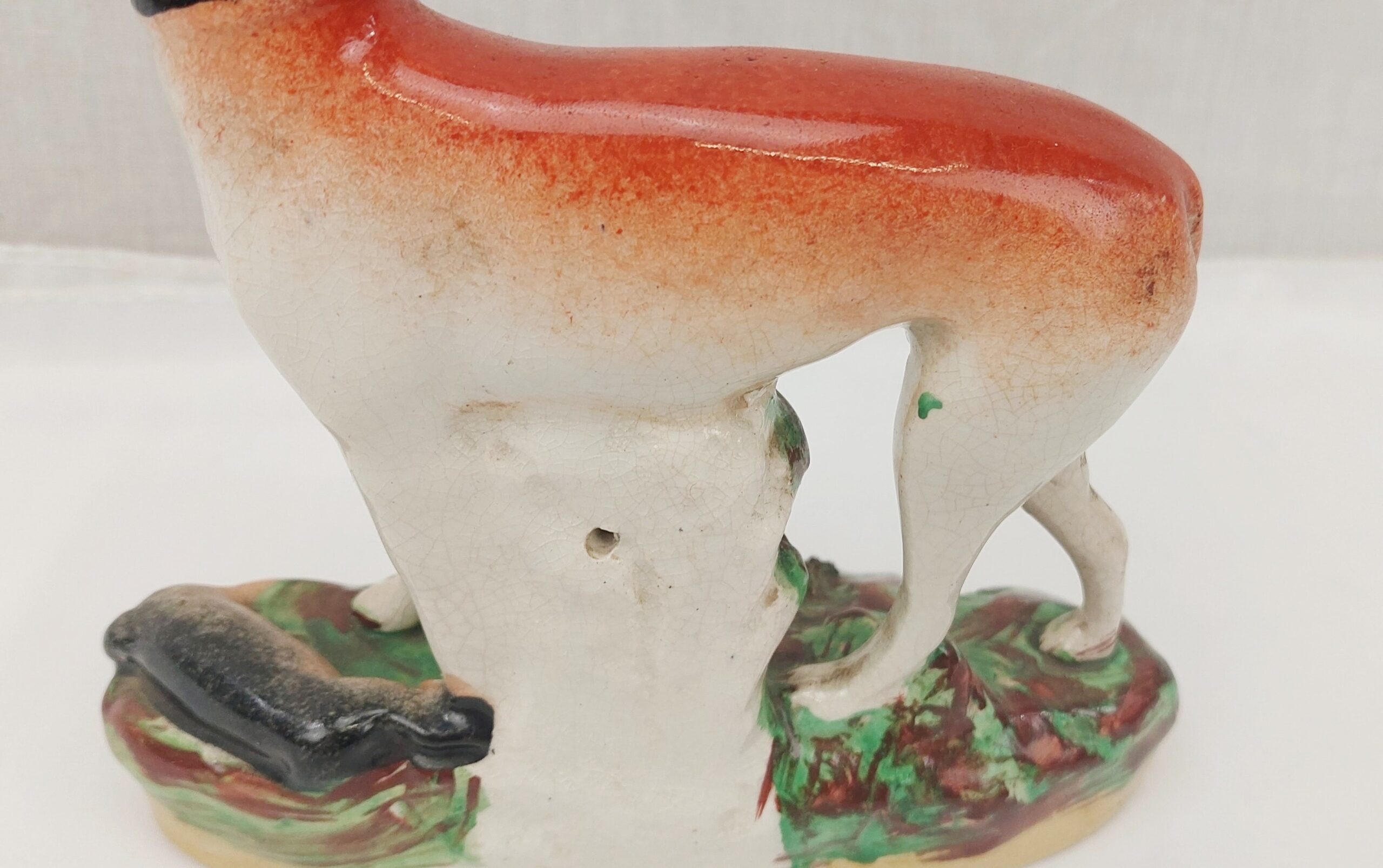 Victorian Staffordshire Greyhound Figurine - Image 9
