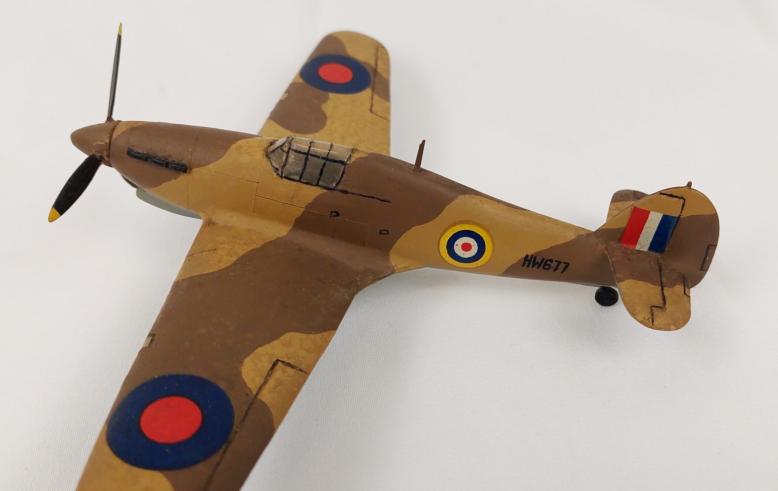 1940’s Givejoy Toys Skybirds 1:72 Scale Model Hawker Hurricane - Image 3