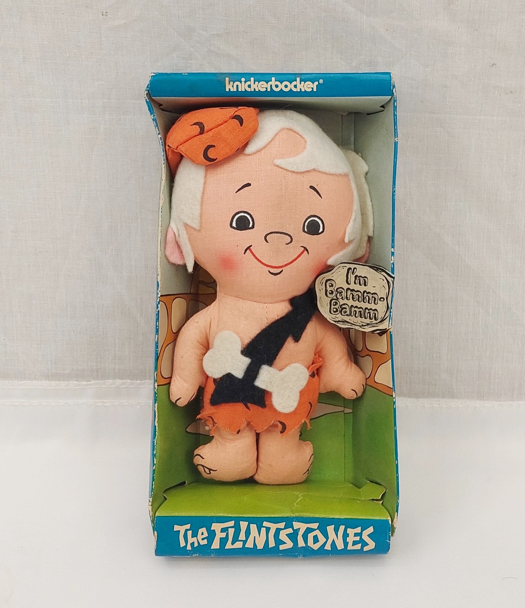 1972 Knickerbocker Flintstones Bamm Bamm Doll