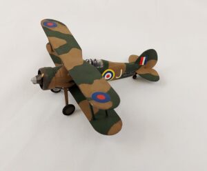1940’s Givejoy Toys Skybirds 1:72 Scale Model Gloster Gladiator