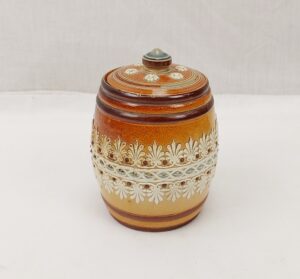 Late Victorian Doulton Lambeth Tobacco Jar